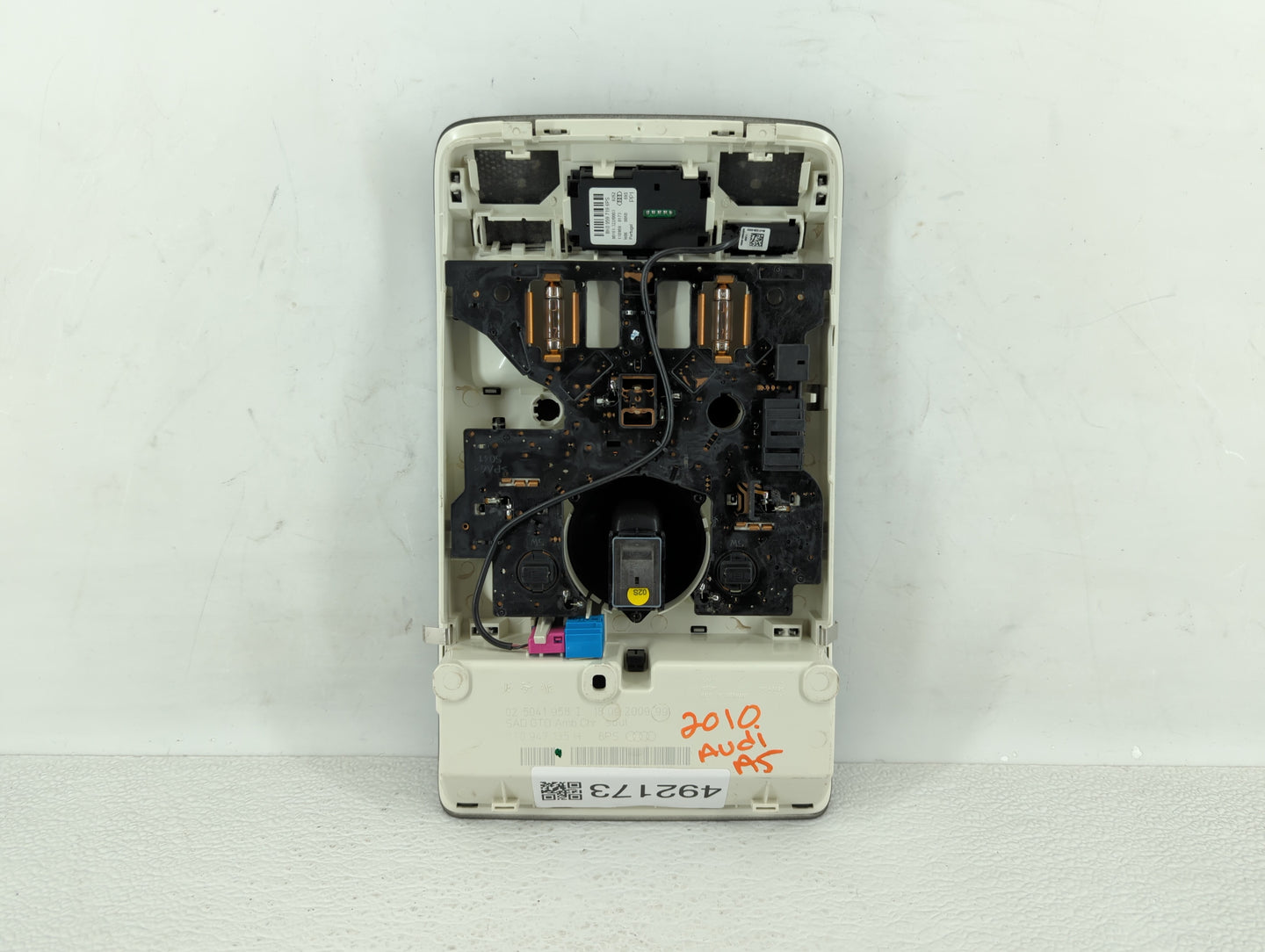 Audi A4 Overhead Console W/rear Climate Control Black - Oemusedautoparts1.com