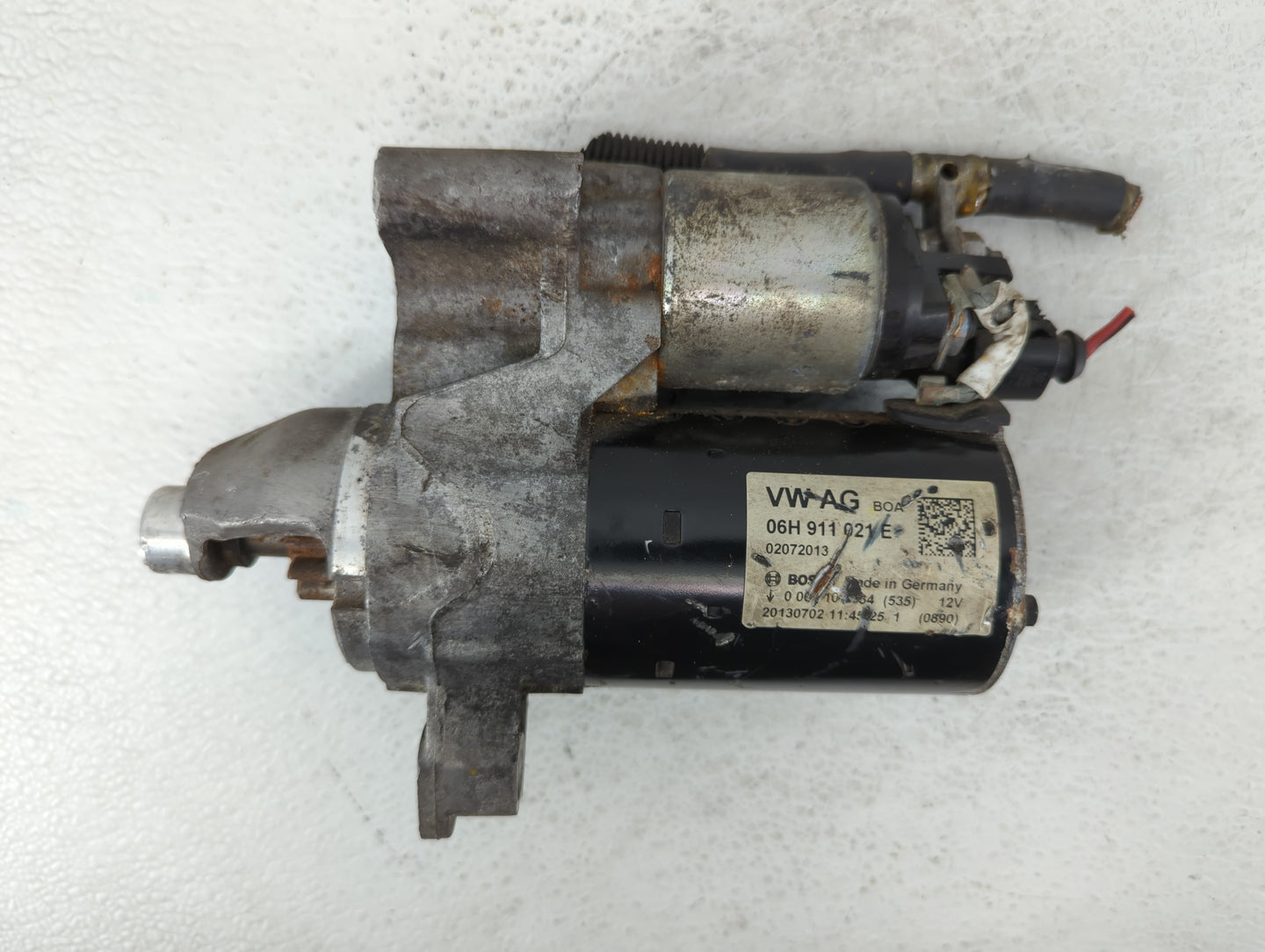 2014-2016 Audi A4 Car Starter Motor Solenoid OEM P/N:06H 911 021 E Fits Fits 2014 2015 2016 2017 OEM Used Auto Parts - Oemus