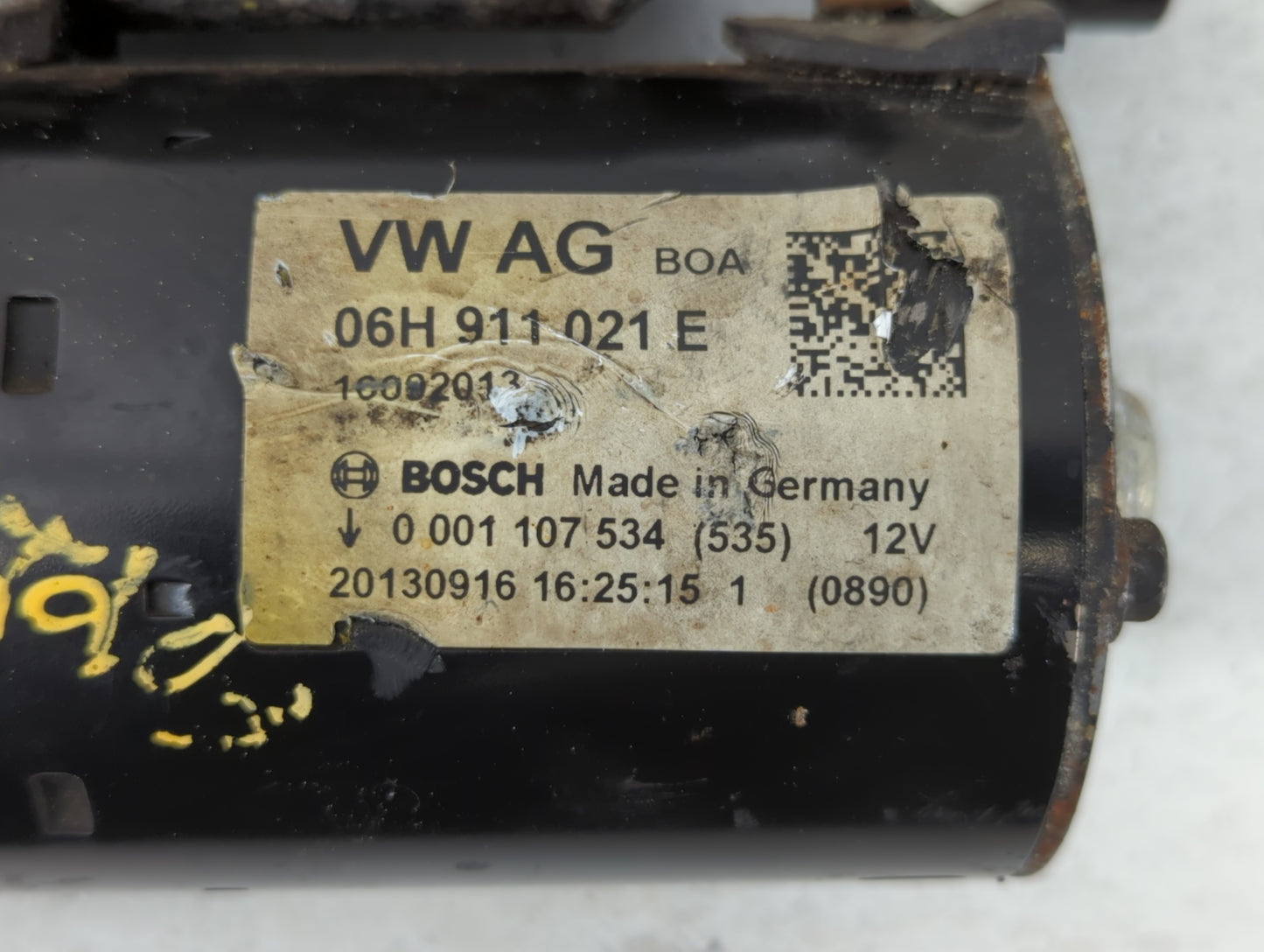 2014-2016 Audi A4 Car Starter Motor Solenoid OEM P/N:06H 911 021 E Fits Fits 2014 2015 2016 2017 OEM Used Auto Parts - Oemus