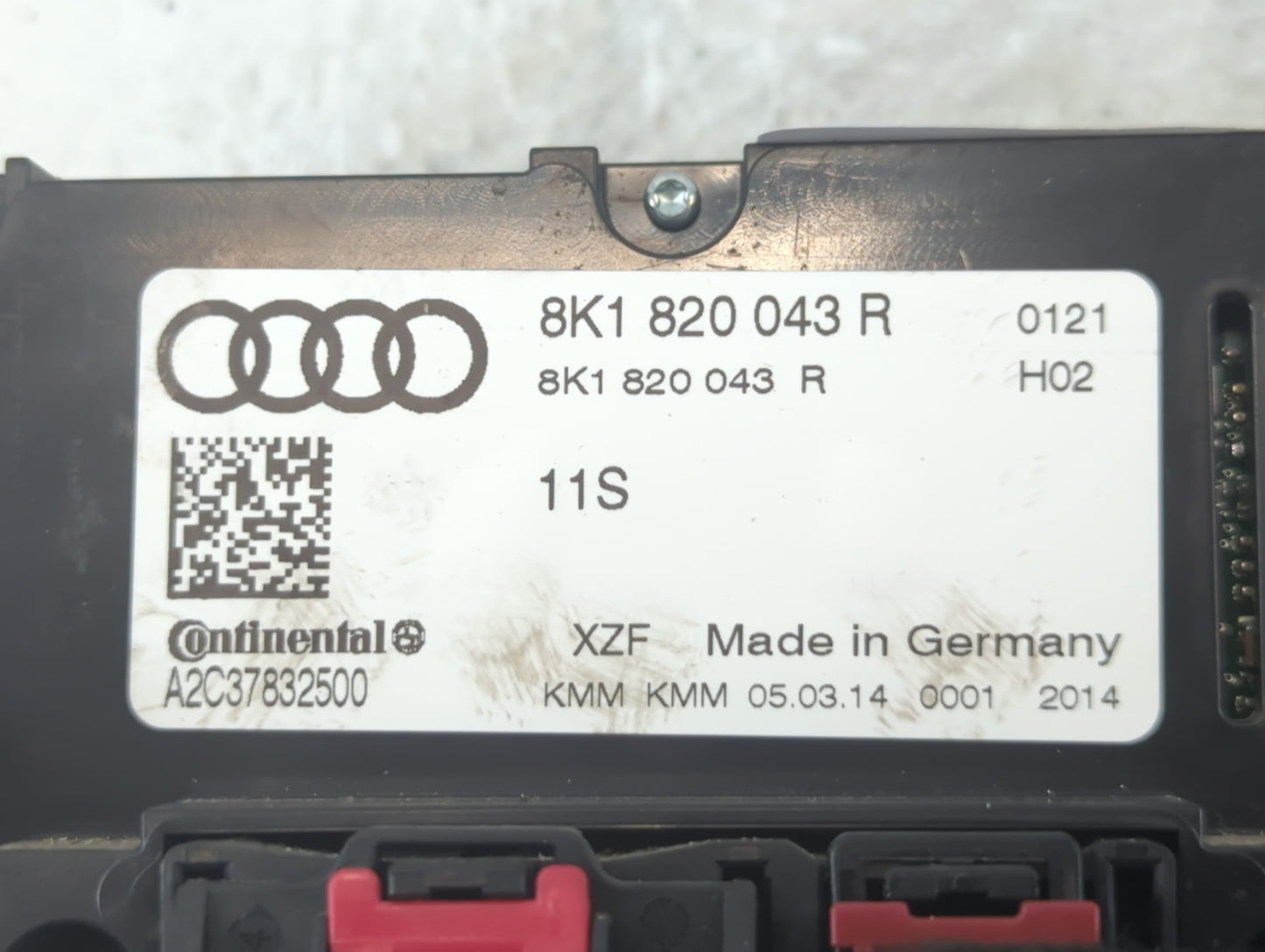 2013-2016 Audi A4 Climate Control Module Temperature AC/Heater Replacement P/N:8K1 820 043 R Fits Fits 2013 2014 2015 2016 2