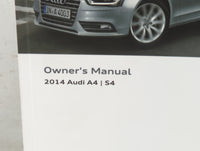 2014 Audi A4 Owners Manual Book Guide P/N:1415618K023 OEM Used Auto Parts - Oemusedautoparts1.com
