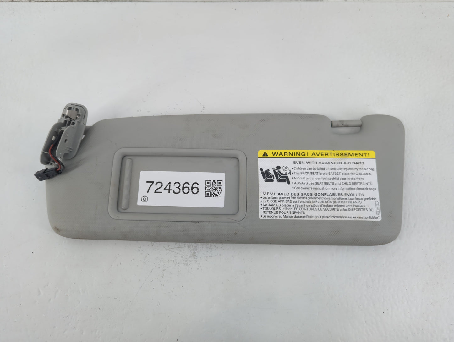 2013-2016 Audi A4 Sun Visor Shade Replacement Driver Left Mirror Fits Fits 2013 2014 2015 2016 OEM Used Auto Parts - Oemused