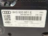2013-2016 Audi A4 Instrument Cluster Speedometer Gauges P/N:8K0 920 951 E Fits Fits 2013 2014 2015 2016 OEM Used Auto Parts 