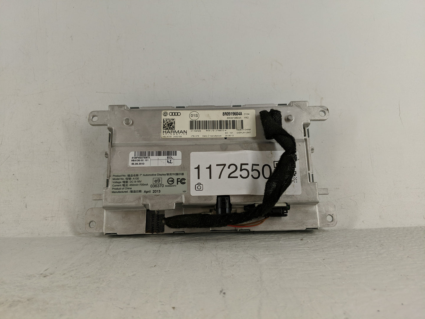 2014 Audi A5 Information Display Screen - Oemusedautoparts1.com