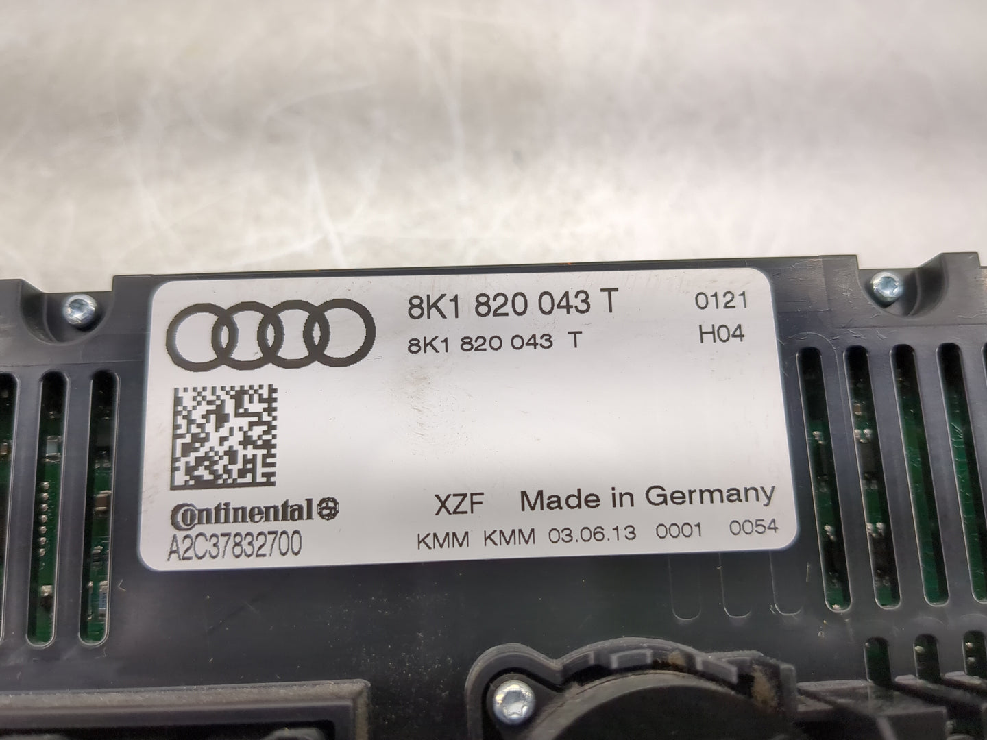 2014-2017 Audi A5 Climate Control Module Temperature AC/Heater Replacement P/N:8K1 820 043 T Fits Fits 2013 2014 2015 2016 2