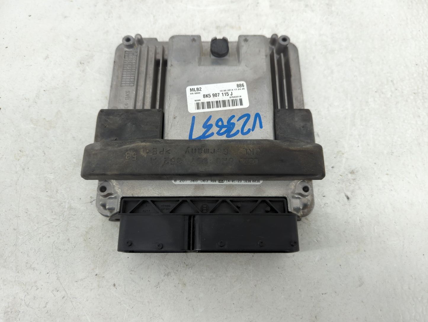 2014 Audi A5 PCM Engine Control Computer ECU ECM PCU OEM P/N:8K5 907 115 J Fits Fits 2013 OEM Used Auto Parts - Oemusedautop