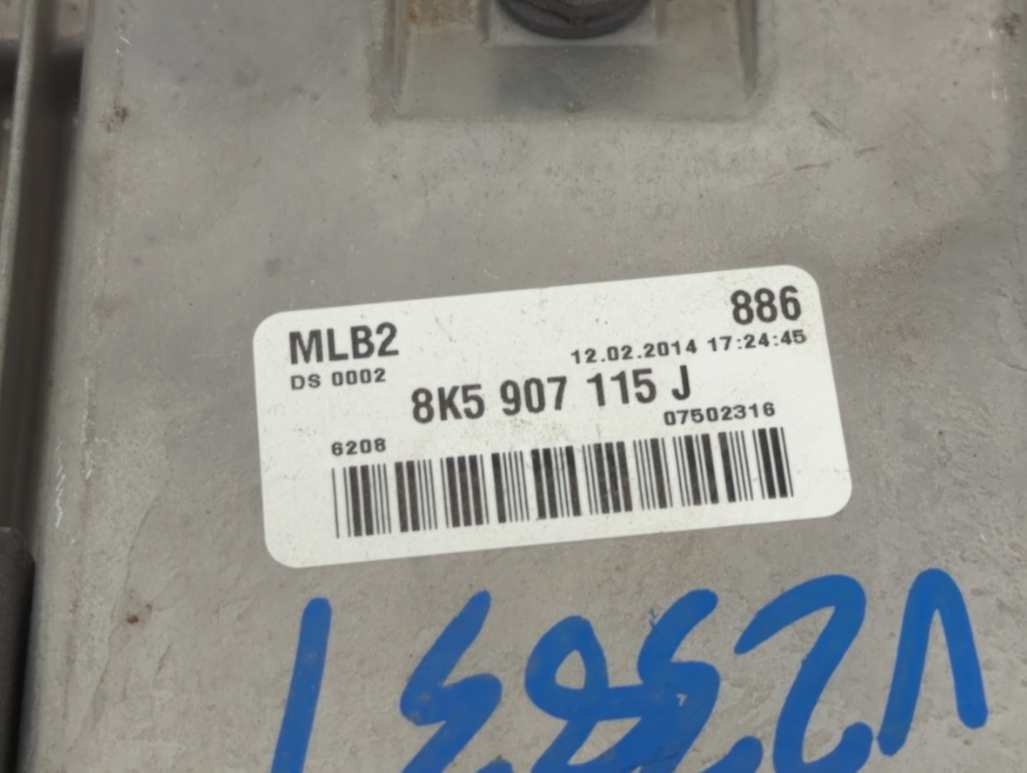 2014 Audi A5 PCM Engine Control Computer ECU ECM PCU OEM P/N:8K5 907 115 J Fits Fits 2013 OEM Used Auto Parts - Oemusedautop