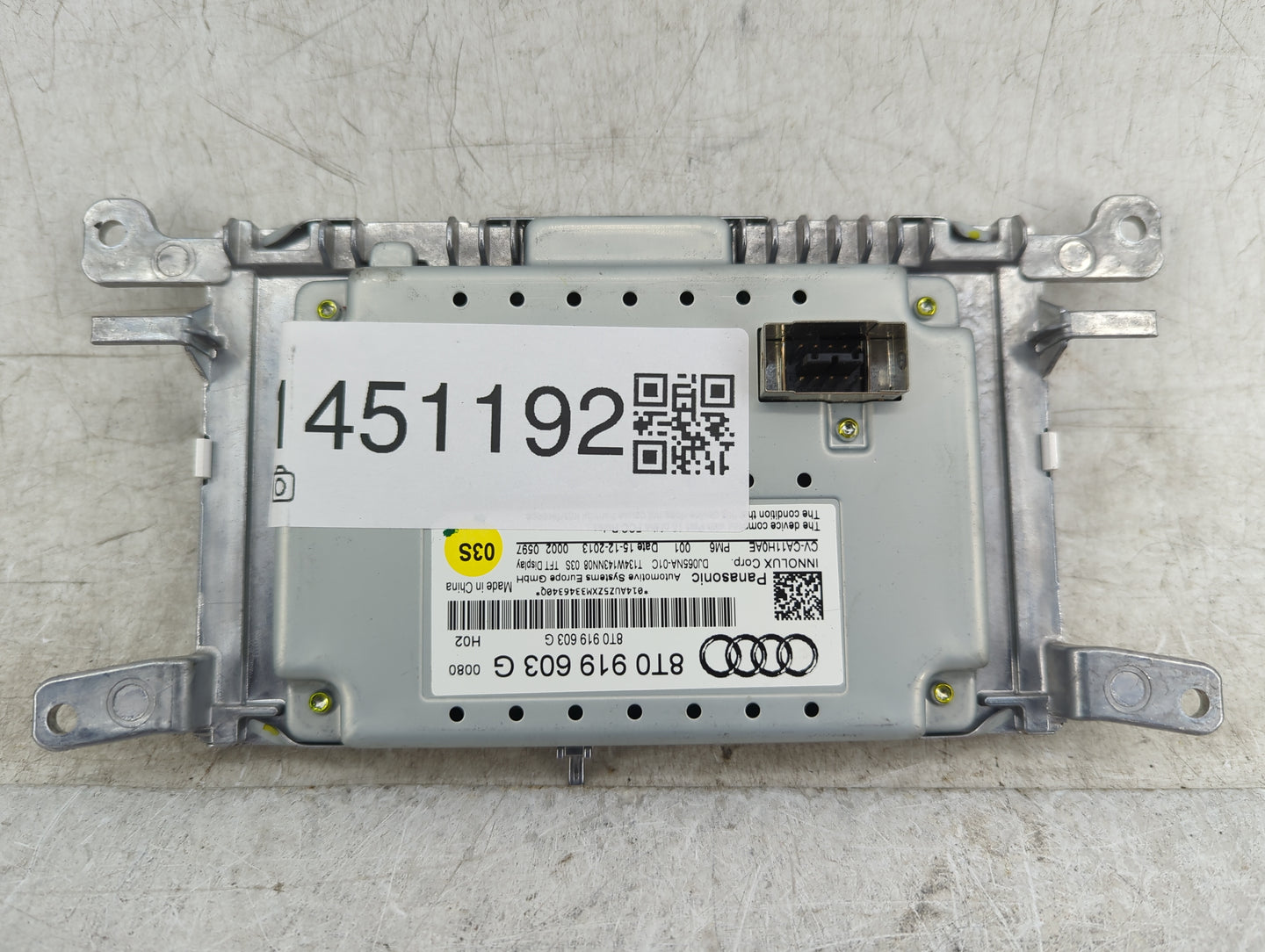 2008-2012 Audi A5 Information Display Screen - Oemusedautoparts1.com
