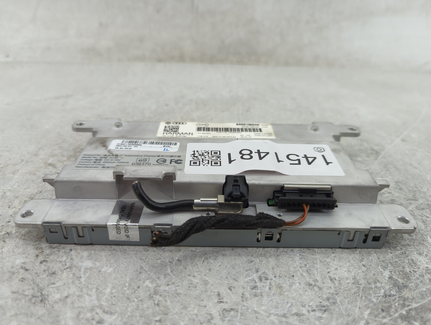 2014 Audi A5 Information Display Screen - Oemusedautoparts1.com