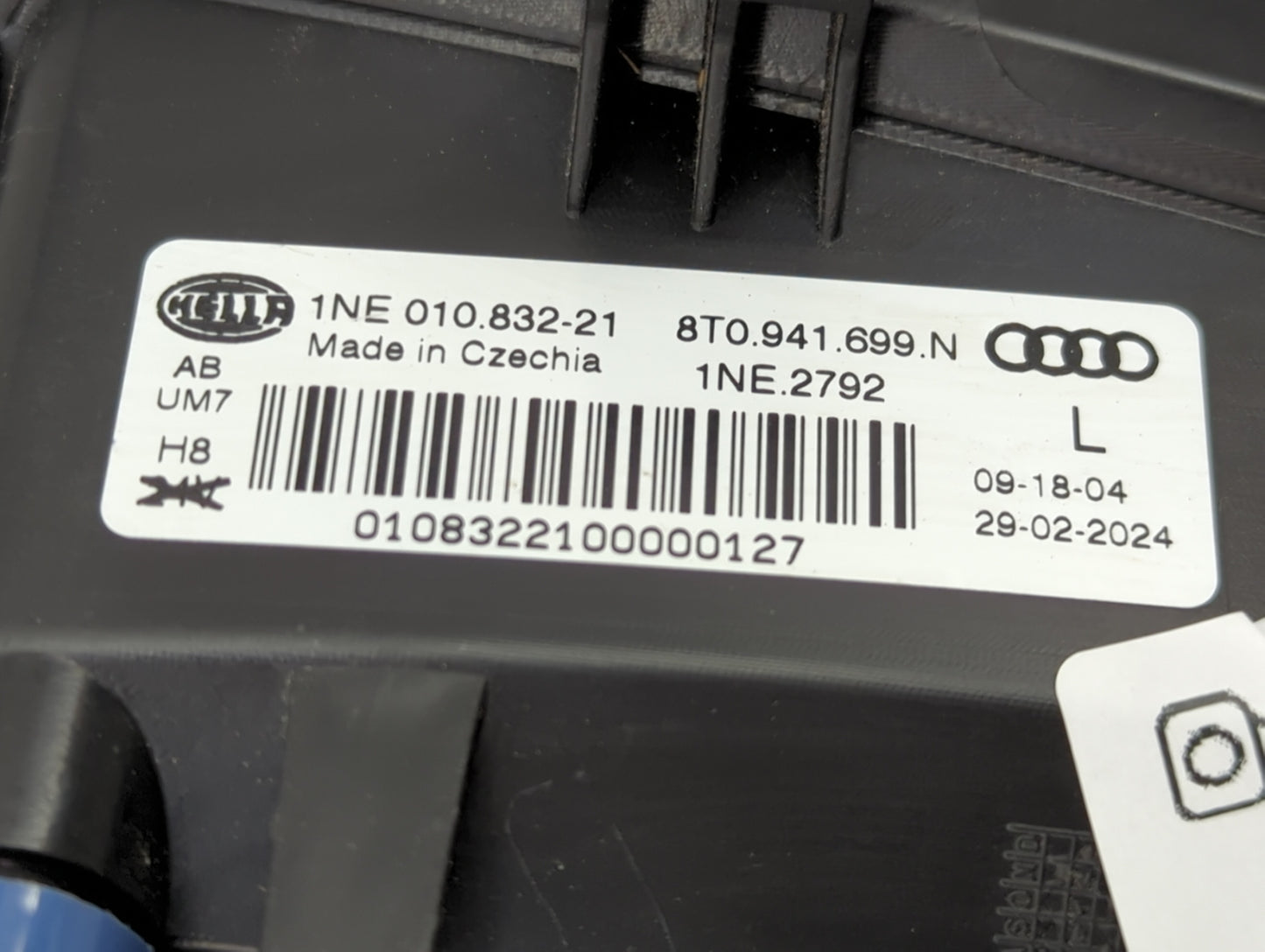 2013-2016 Audi A5 Driver Left Oem Front Light Lamp Black - Oemusedautoparts1.com