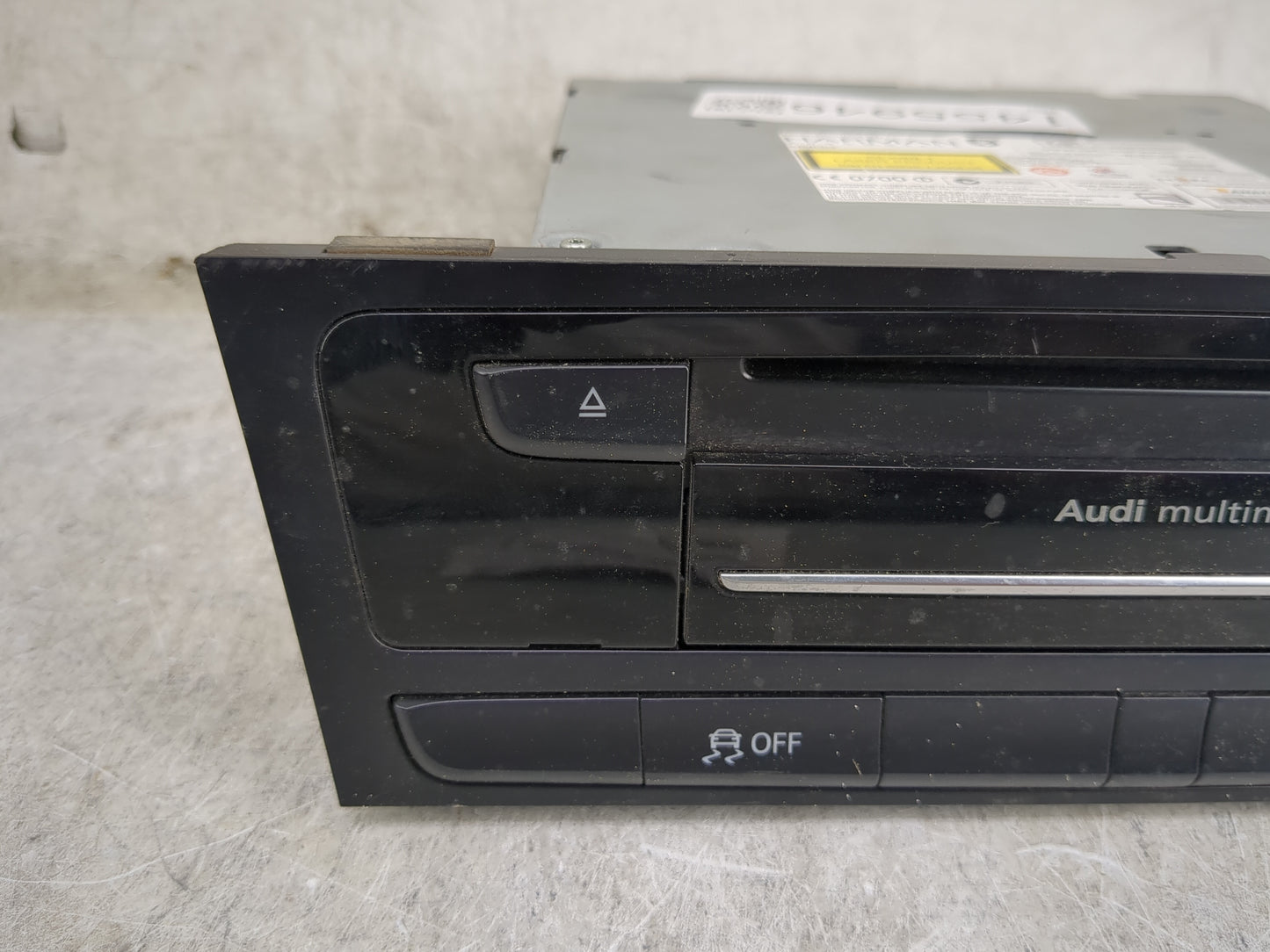 2010-2017 Audi A5 Radio AM FM Cd Player Receiver Replacement P/N:8R1035186Q CQ-JA12E6AE Fits OEM Used Auto Parts - Oemusedau