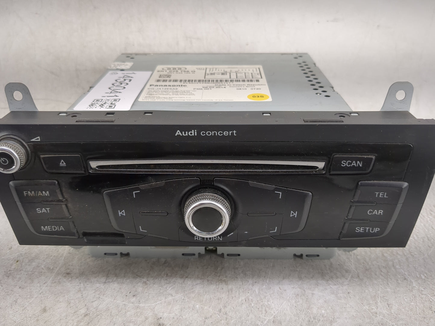 2010-2017 Audi A5 Radio AM FM Cd Player Receiver Replacement P/N:8R1035186Q CQ-JA12E6AE Fits OEM Used Auto Parts - Oemusedau