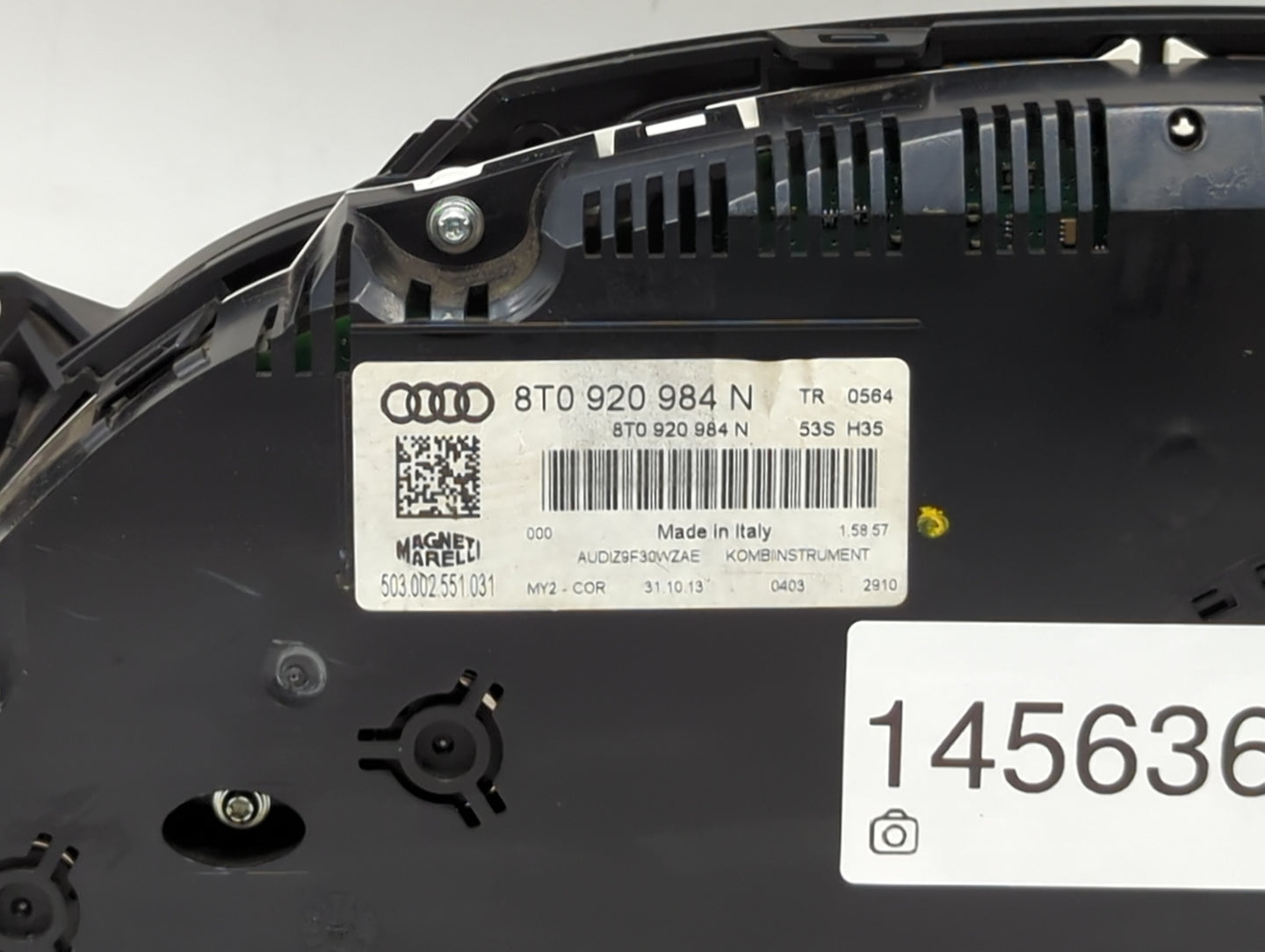 2014-2017 Audi A5 Instrument Cluster Speedometer Gauges P/N:8T0920984N 503.002.551.031 Miles:120K Fits Fits 2014 2015 2016 2