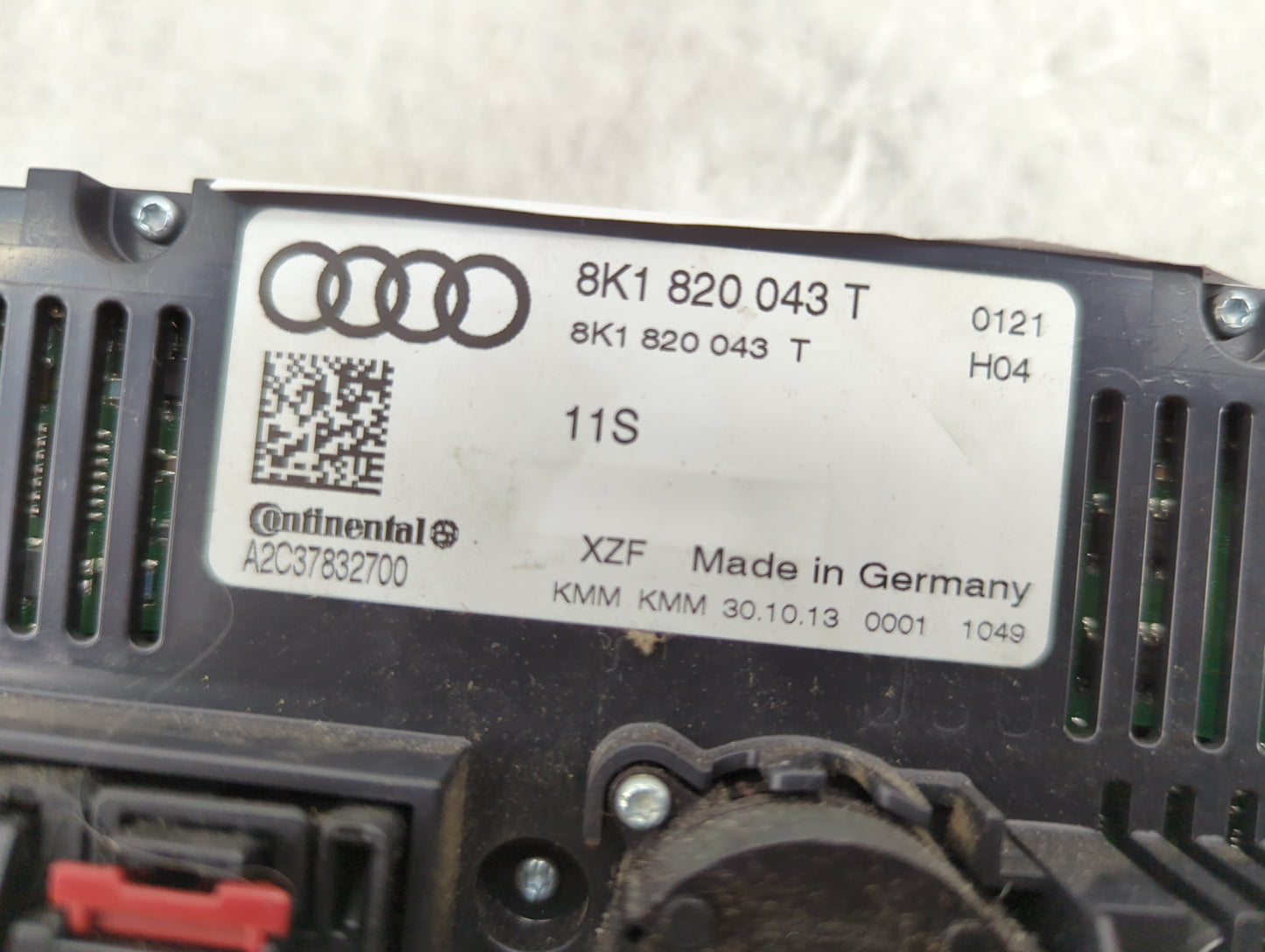 2014-2017 Audi A5 Climate Control Module Temperature AC/Heater Replacement P/N:8K1 820 043 T Fits Fits 2013 2014 2015 2016 2