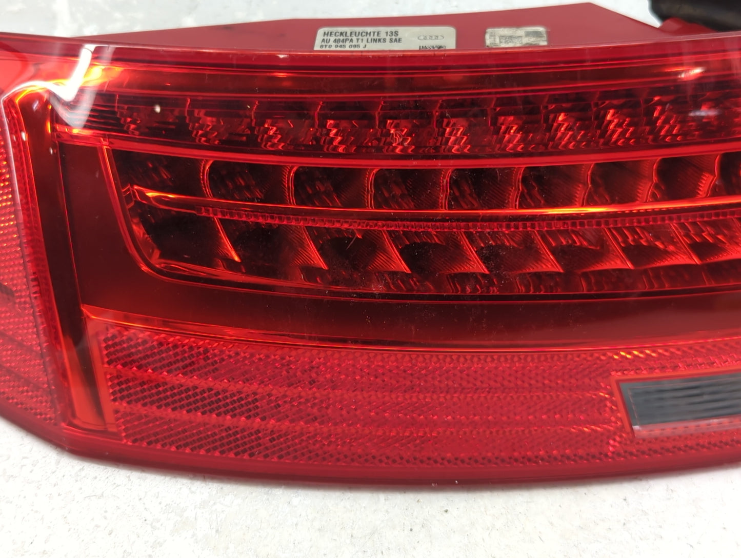 2013-2017 Audi A5 Tail Light Assembly Driver Left OEM P/N:8T0 945 095 J Fits Fits 2013 2014 2015 2016 2017 OEM Used Auto Par