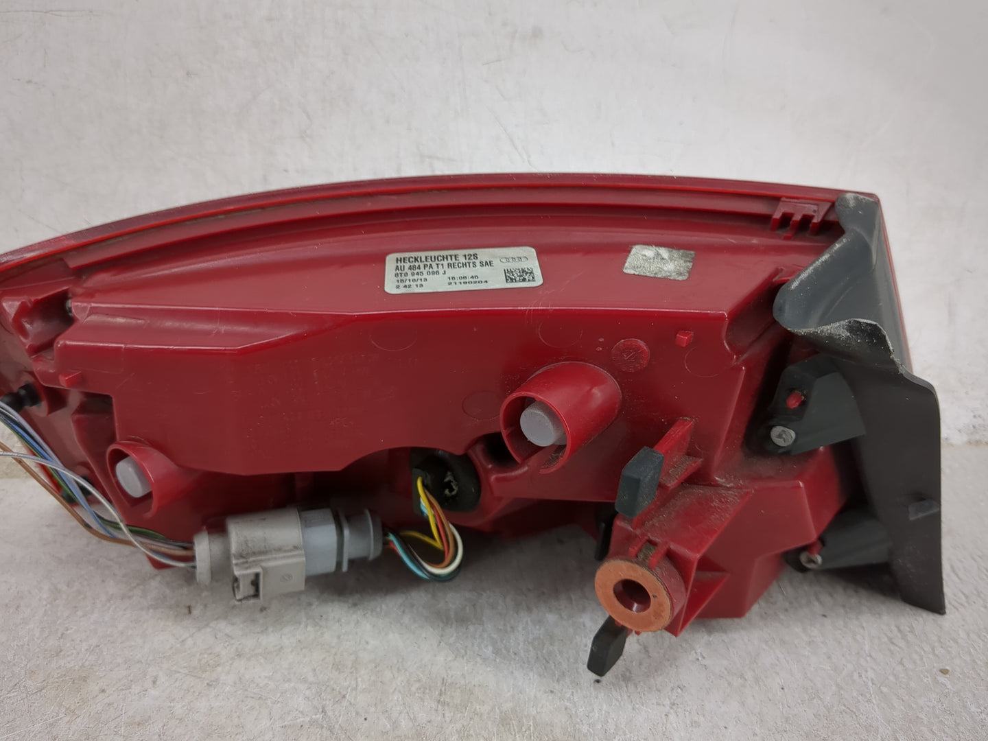 2013-2017 Audi A5 Tail Light Assembly Passenger Right OEM P/N:8T0945096L Fits Fits 2013 2014 2015 2016 2017 OEM Used Auto Pa