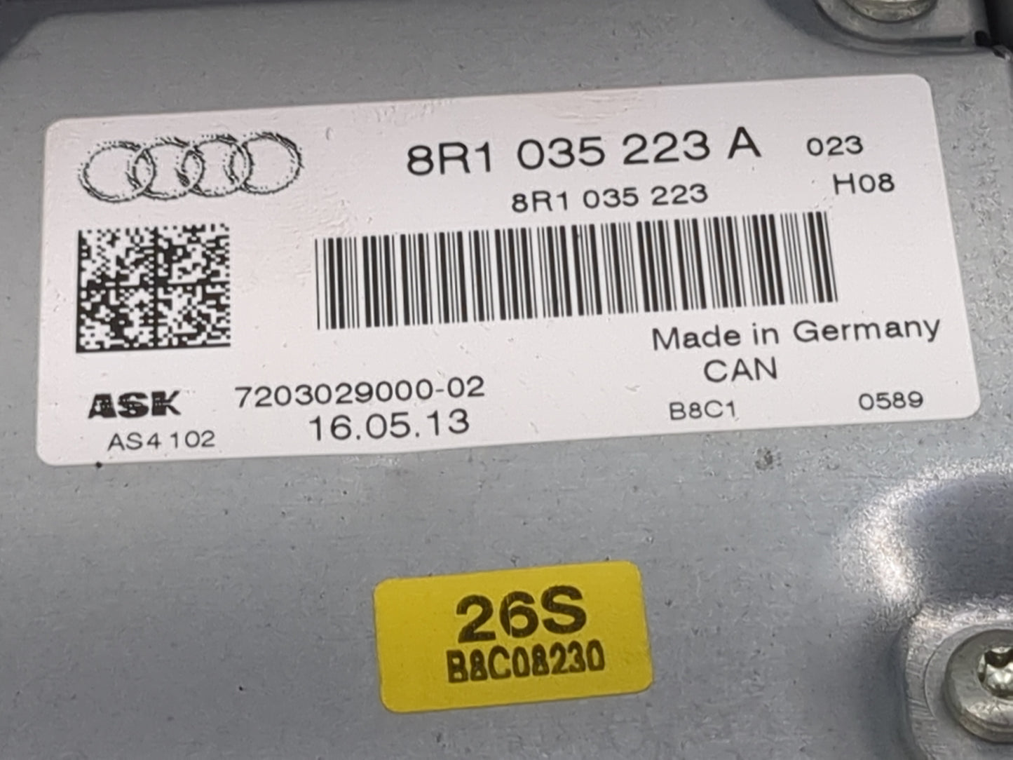 2013-2016 Audi A5 Radio Speaker Amplifier 1473250 - Oemusedautoparts1.com