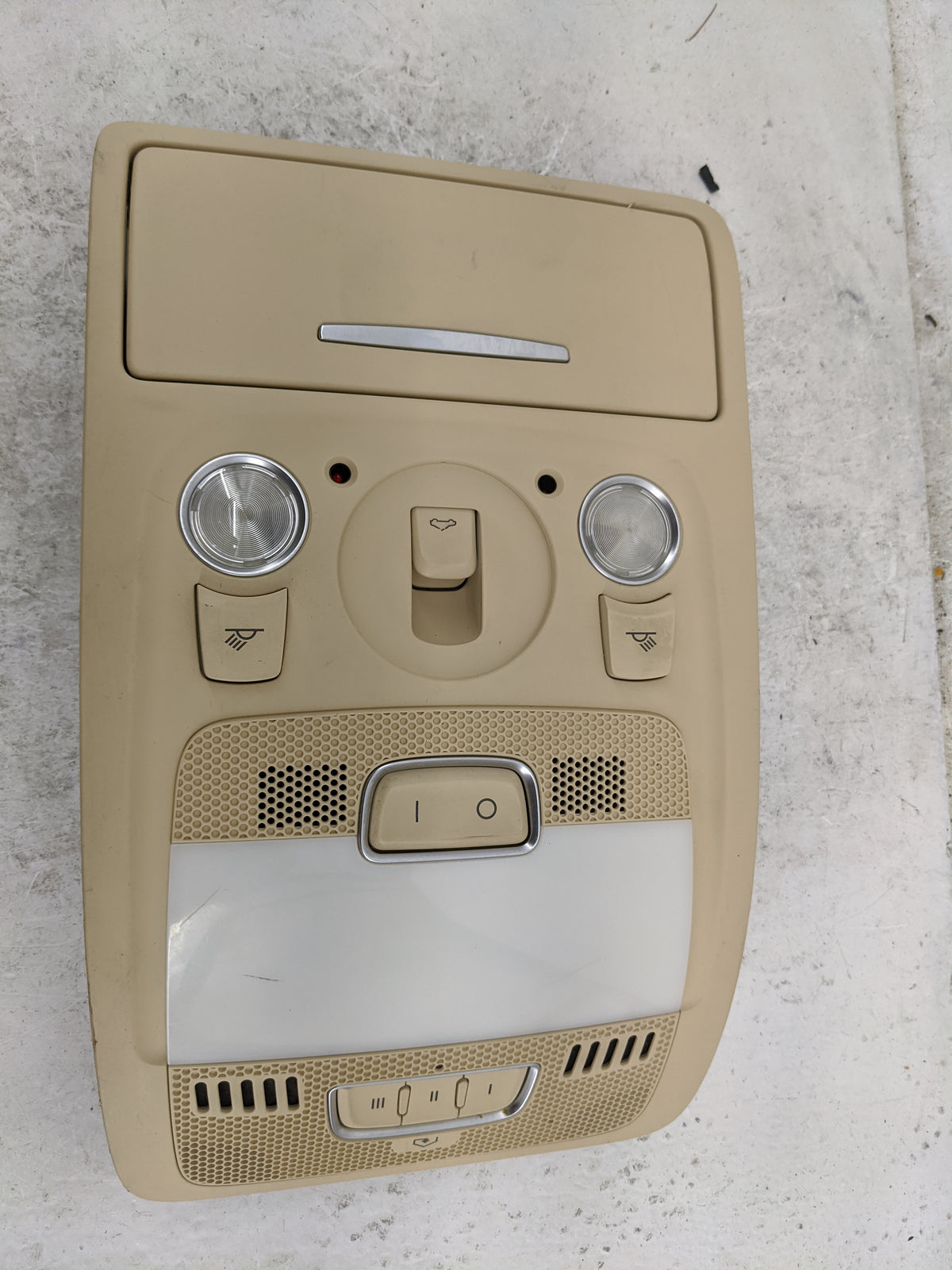 2008-2016 Audi A5 Overhead Roof Console Tan - Oemusedautoparts1.com