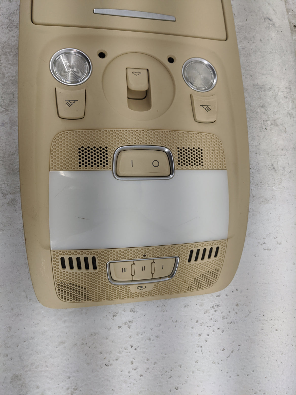 2008-2016 Audi A5 Overhead Roof Console Tan - Oemusedautoparts1.com