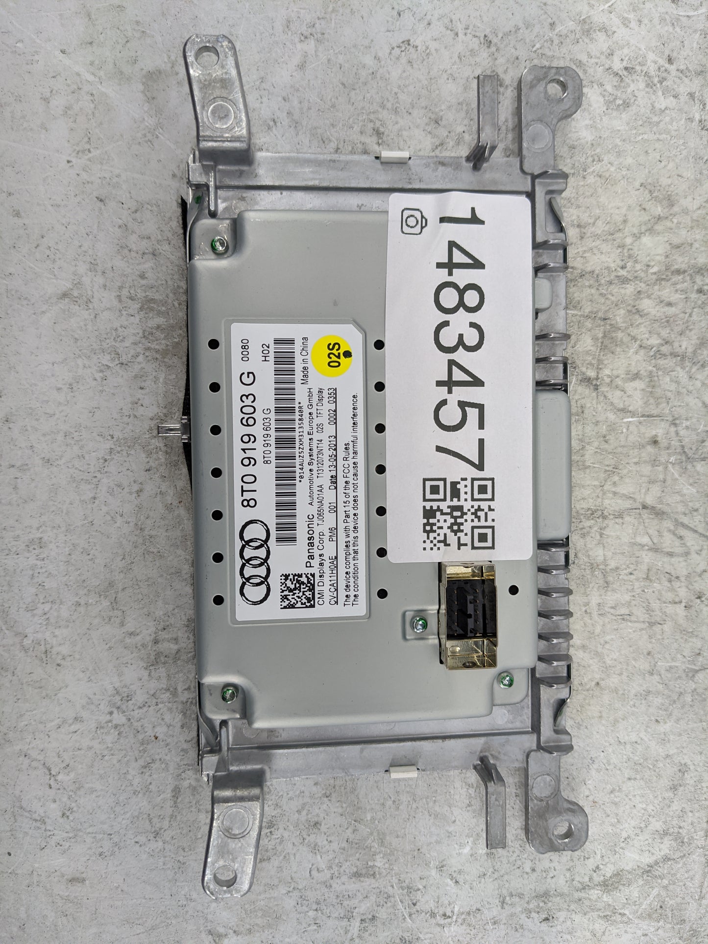 2008-2012 Audi A5 Information Display Screen 1483457 - Oemusedautoparts1.com