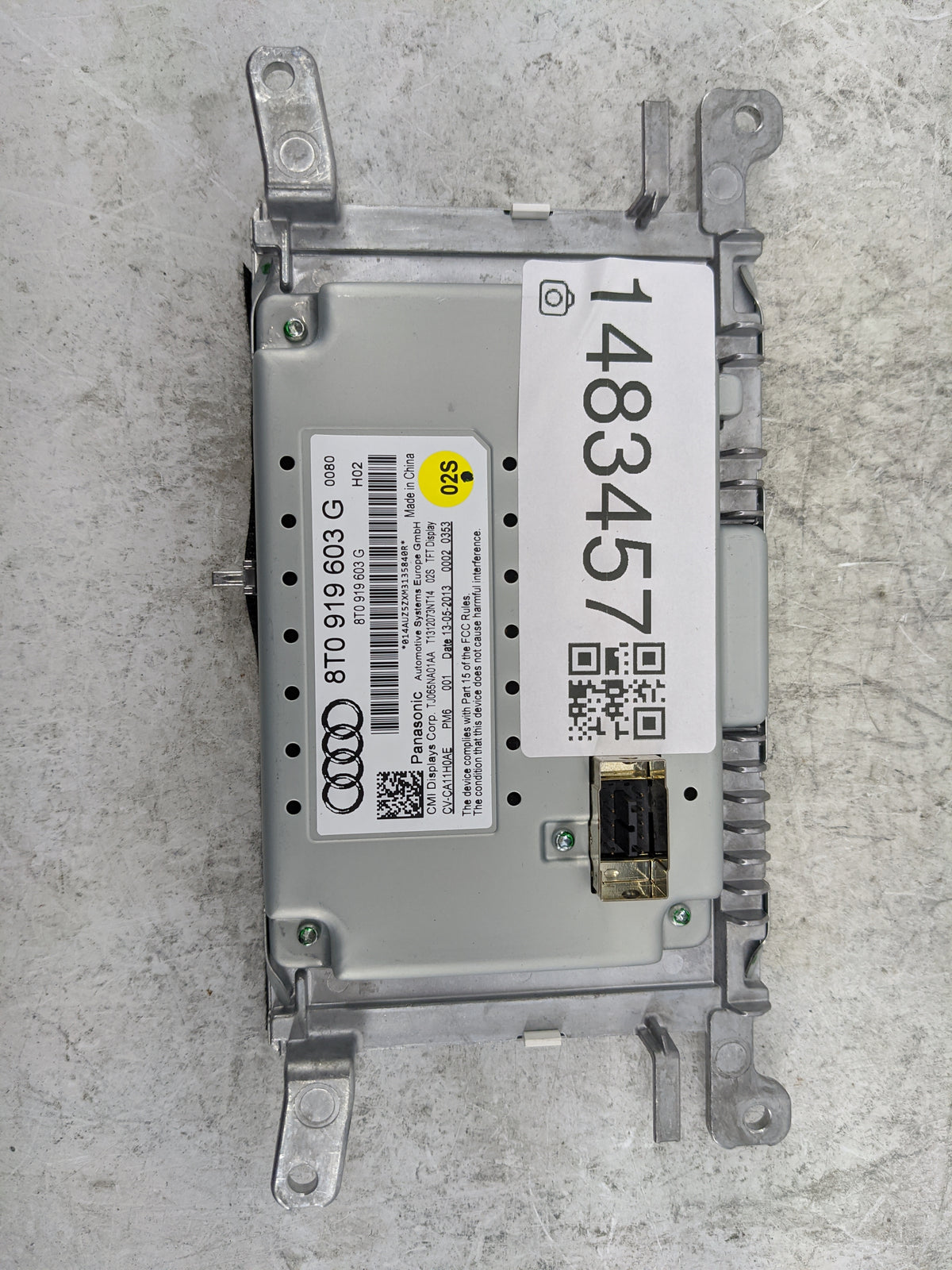 2008-2012 Audi A5 Information Radio Display Screen 1483457 - Oemusedautoparts1.com