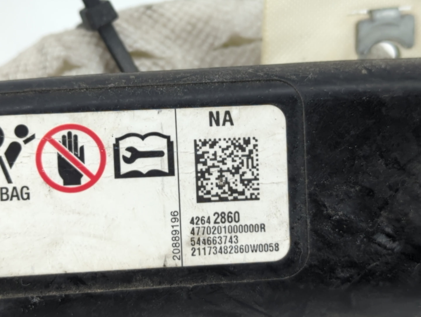 2012-2016 Audi A5 Air Bag Passenger Right Dashboard Oem - Oemusedautoparts1.com