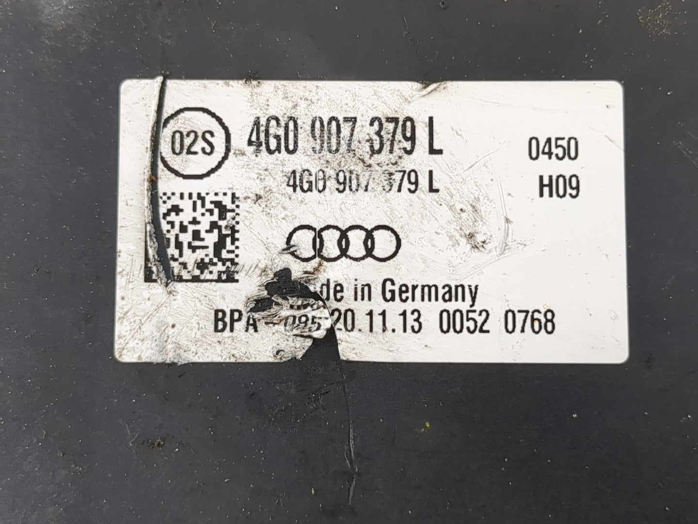 2014-2015 Audi A6 ABS Pump Control Module Replacement P/N:4G0 907 379 L Fits Fits 2014 2015 OEM Used Auto Parts - Oemusedaut