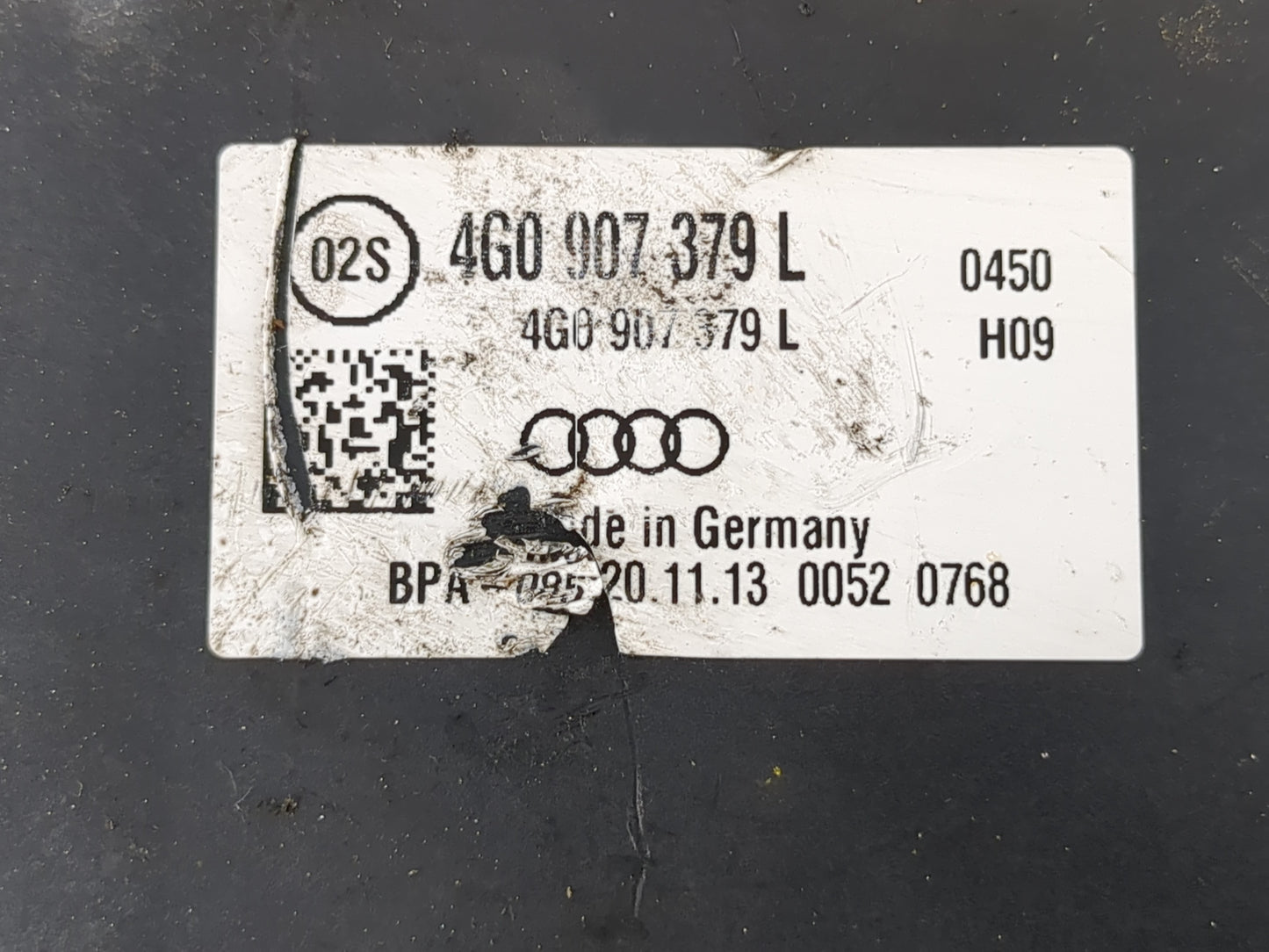 2014-2015 Audi A6 ABS Pump Control Module Replacement P/N:4G0 907 379 L Fits Fits 2014 2015 OEM Used Auto Parts - Oemusedaut