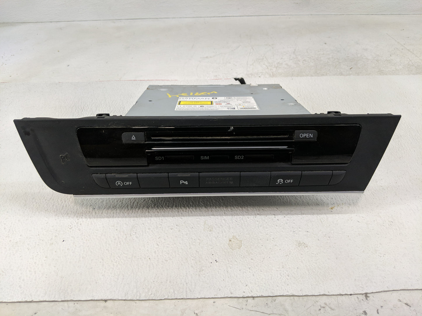2012-2015 Audi A6 Radio AM FM Cd Player Receiver Replacement Fits Fits 2012 2013 2014 2015 OEM Used Auto Parts - Oemusedauto