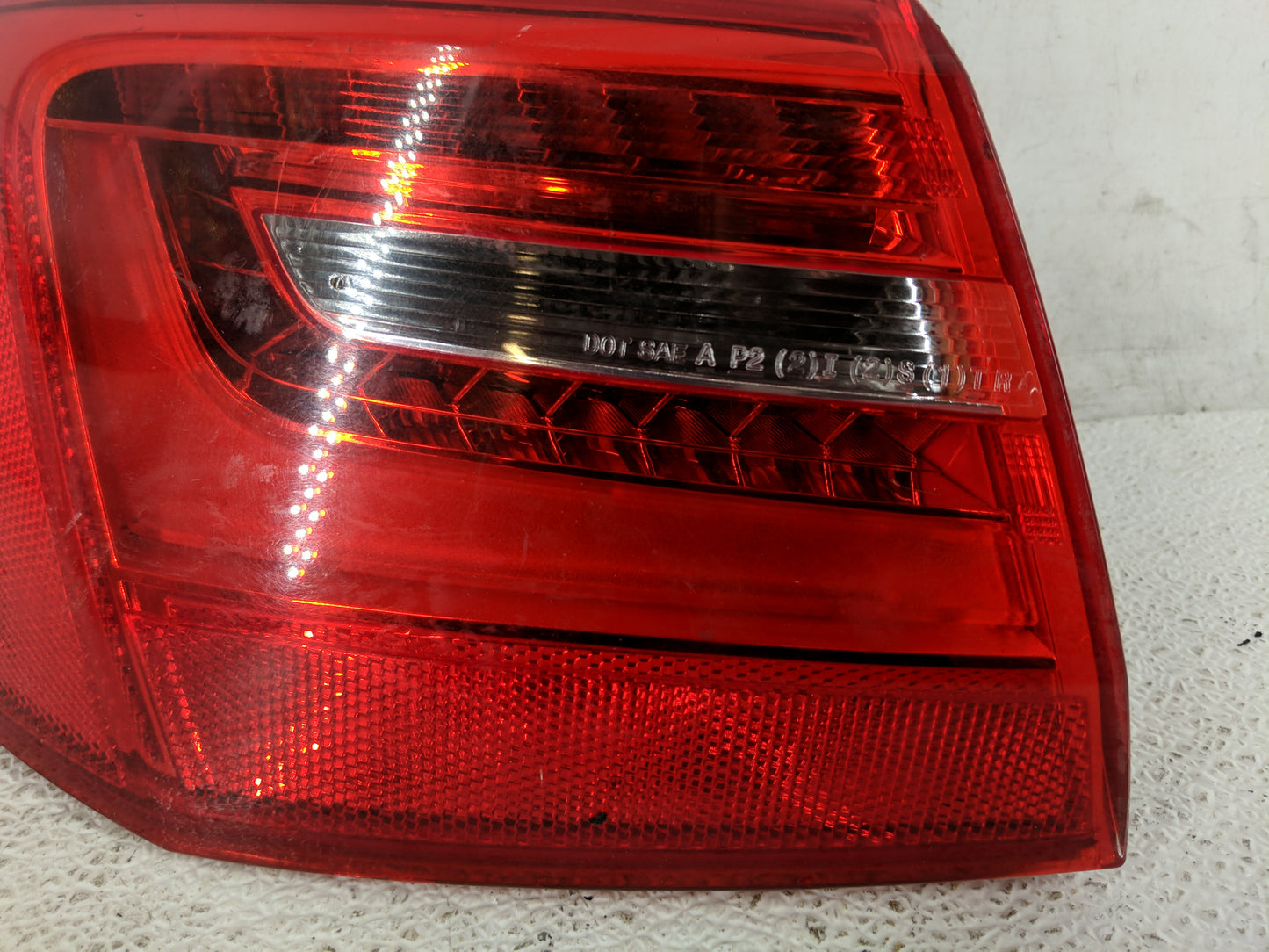 2012-2015 Audi A6 Tail Light Assembly Driver Left OEM P/N:89107343 89107345 Fits Fits 2012 2013 2014 2015 OEM Used Auto Part