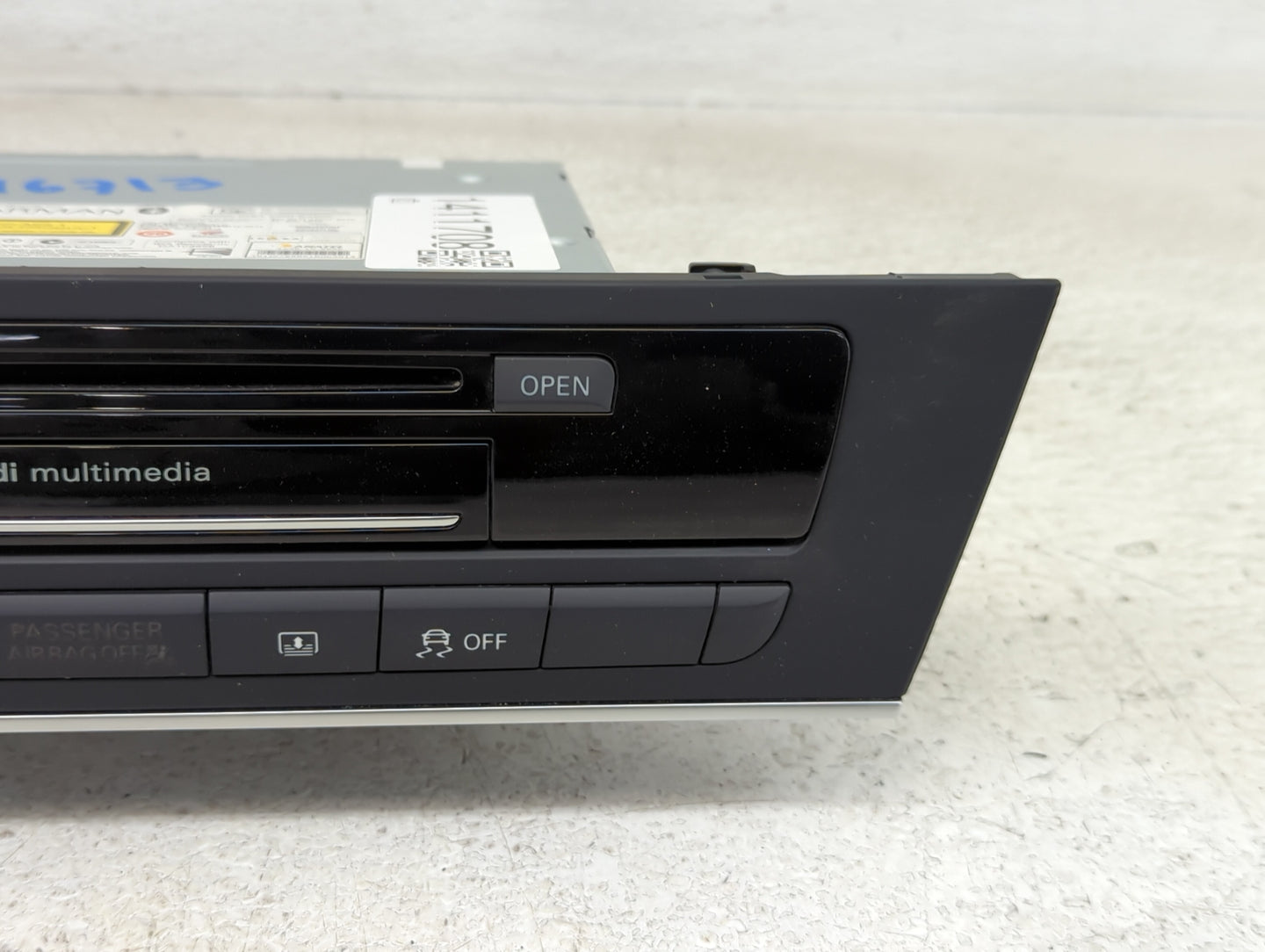 2012-2015 Audi A6 Radio AM FM Cd Player Receiver Replacement P/N:4G0 035 746 E Fits Fits 2012 2013 2014 2015 OEM Used Auto P