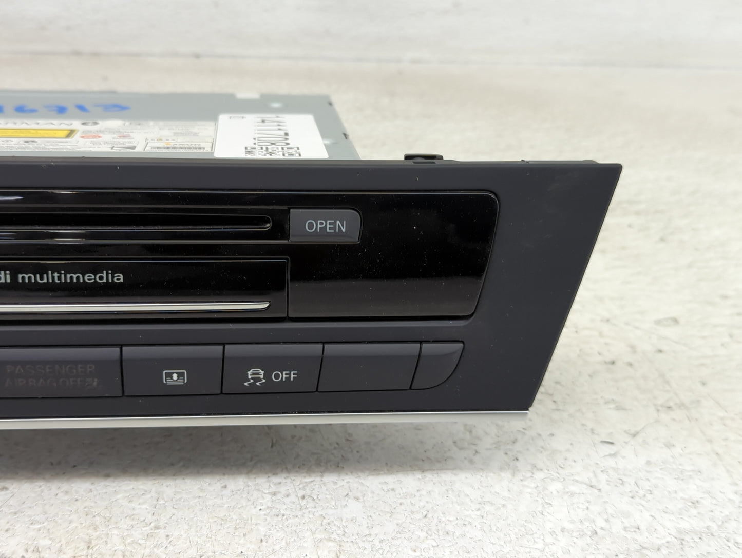2012-2015 Audi A6 Radio AM FM Cd Player Receiver Replacement P/N:4G0 035 746 E Fits Fits 2012 2013 2014 2015 OEM Used Auto P