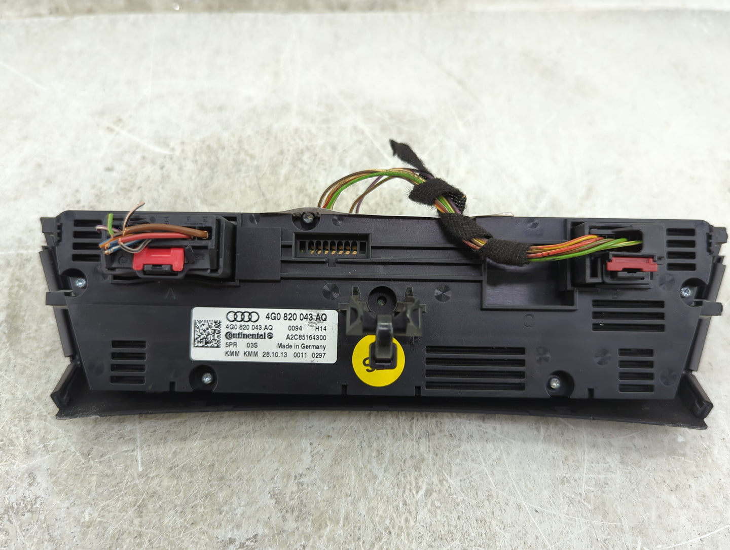 2012-2017 Audi A6 Climate Control Module Temperature AC/Heater Replacement P/N:4G0820043AQ A2C85164300 Fits OEM Used Auto Pa
