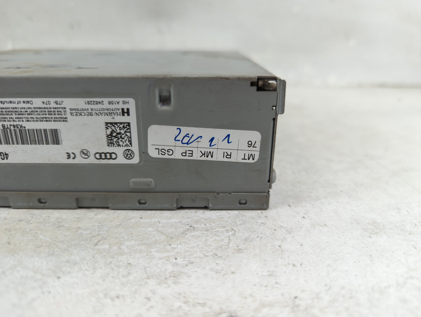2012-2015 Audi A6 Radio AM FM Cd Player Receiver Replacement P/N:4G0035082G 4G0035082 Fits OEM Used Auto Parts - Oemusedauto