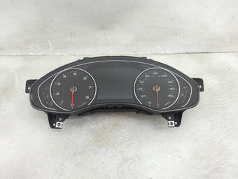 compare product 2014-2015 Audi A6 Instrument Cluster Speedometer Gauges P/N:4G8920984K 0263672217 Miles:99K Fits Fits 2014 2015 OEM Used Auto Parts