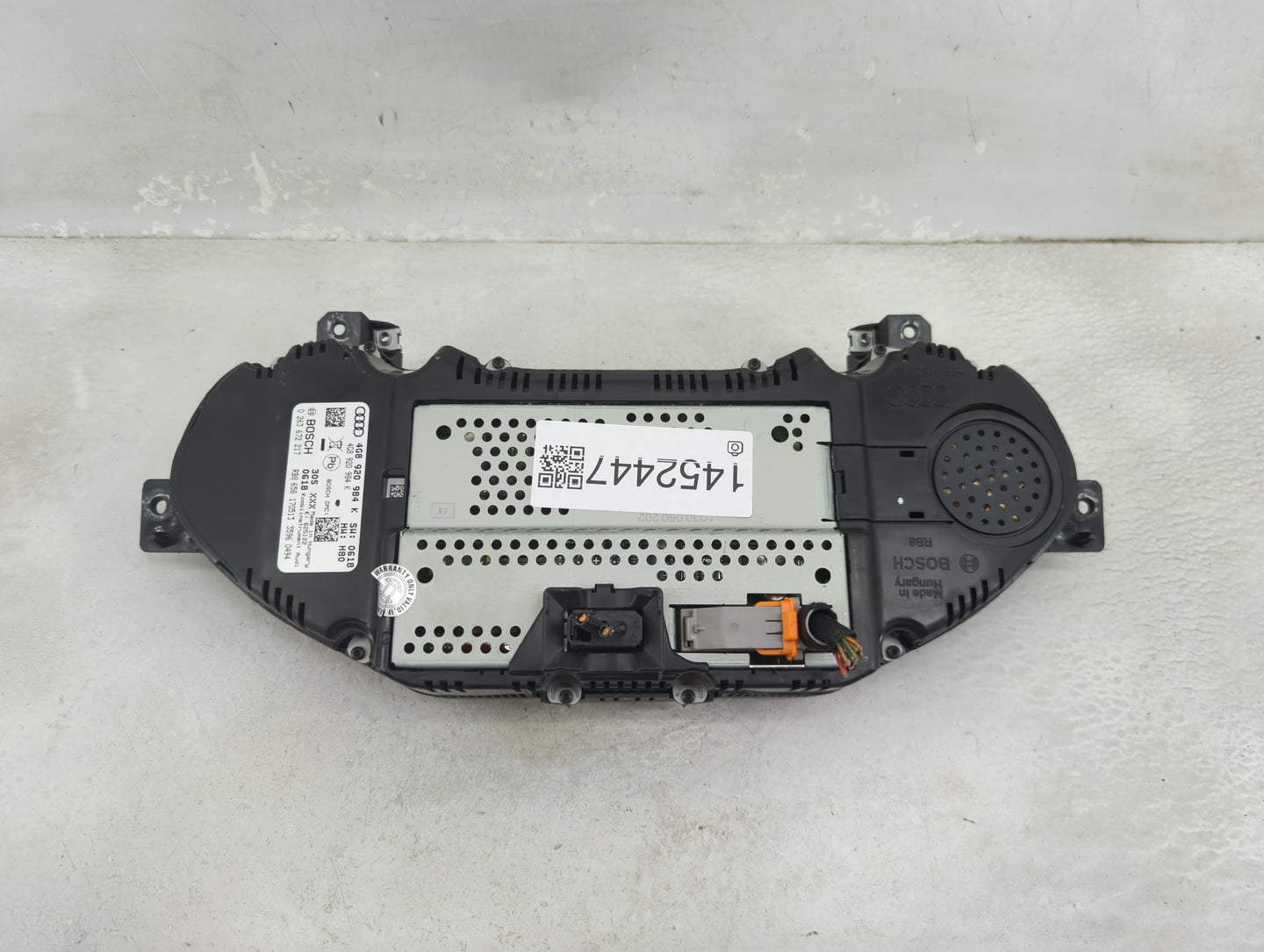 2014-2015 Audi A6 Instrument Cluster Speedometer Gauges P/N:4G8920984K 0263672217 Miles:99K Fits Fits 2014 2015 OEM Used Aut