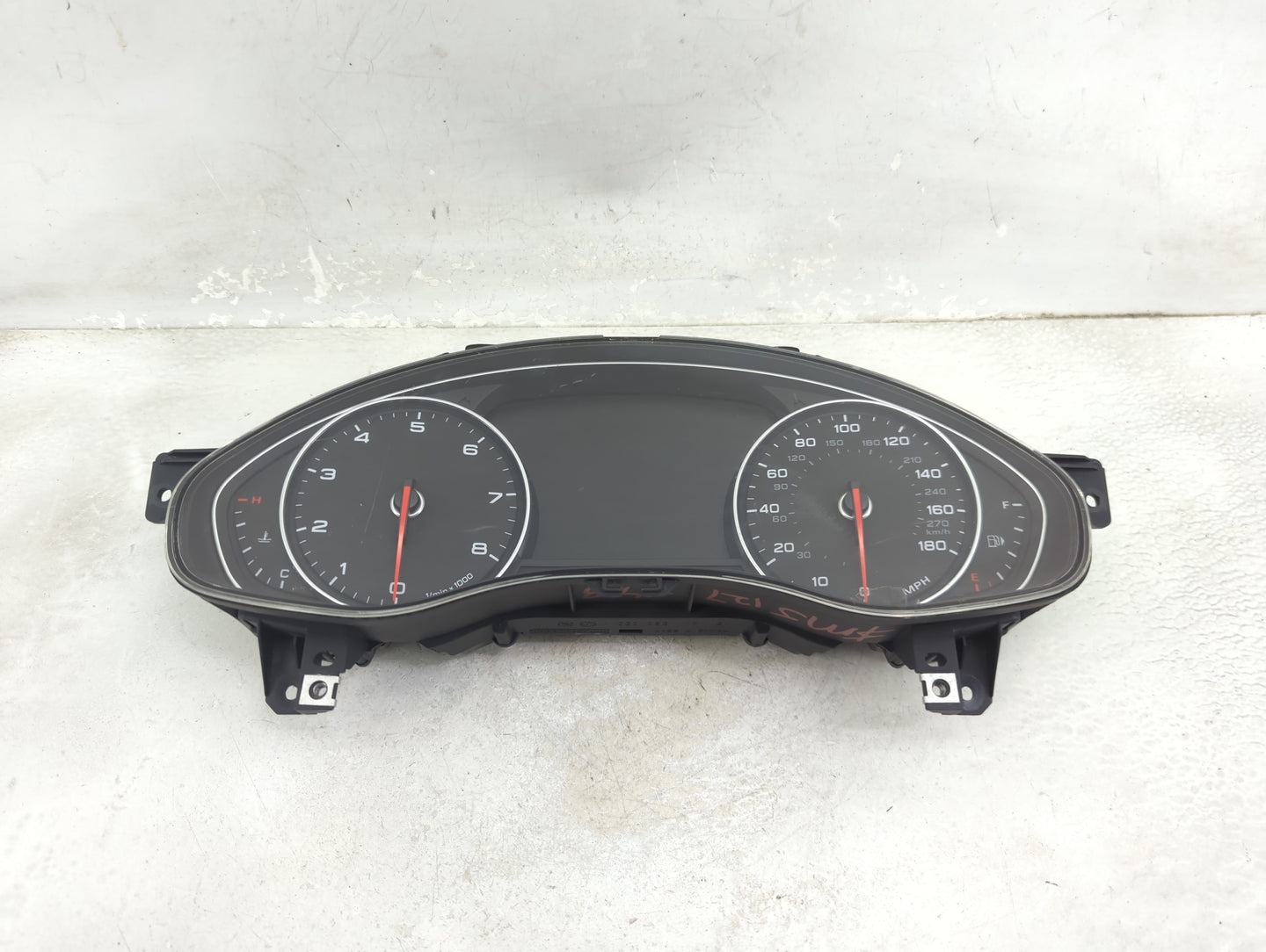 2014-2015 Audi A6 Instrument Cluster Speedometer Gauges P/N:4G8920984K 0263672217 Miles:44K Fits Fits 2014 2015 OEM Used Aut