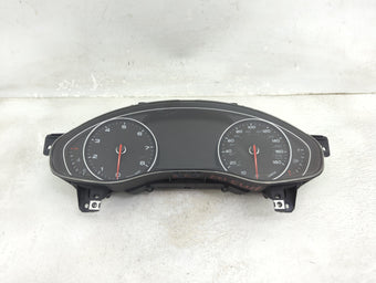 compare product 2014-2015 Audi A6 Instrument Cluster Speedometer Gauges P/N:4G8920984K 0263672217 Miles:44K Fits Fits 2014 2015 OEM Used Auto Parts