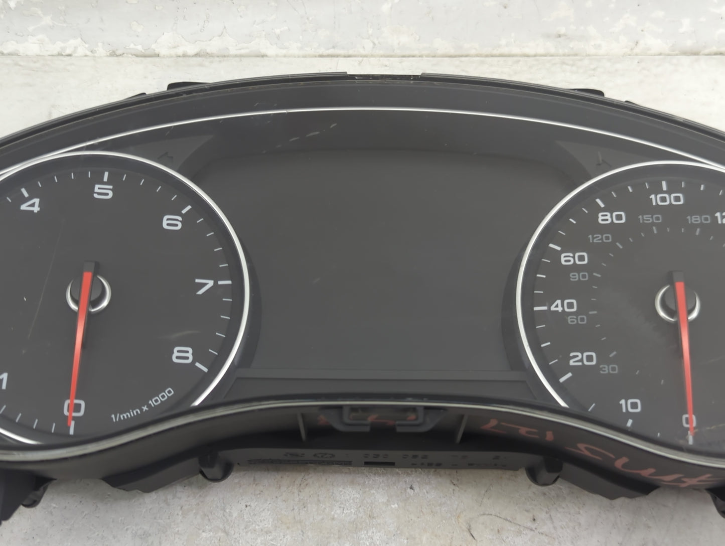 2014-2015 Audi A6 Instrument Cluster Speedometer Gauges P/N:4G8920984K 0263672217 Miles:44K Fits Fits 2014 2015 OEM Used Aut