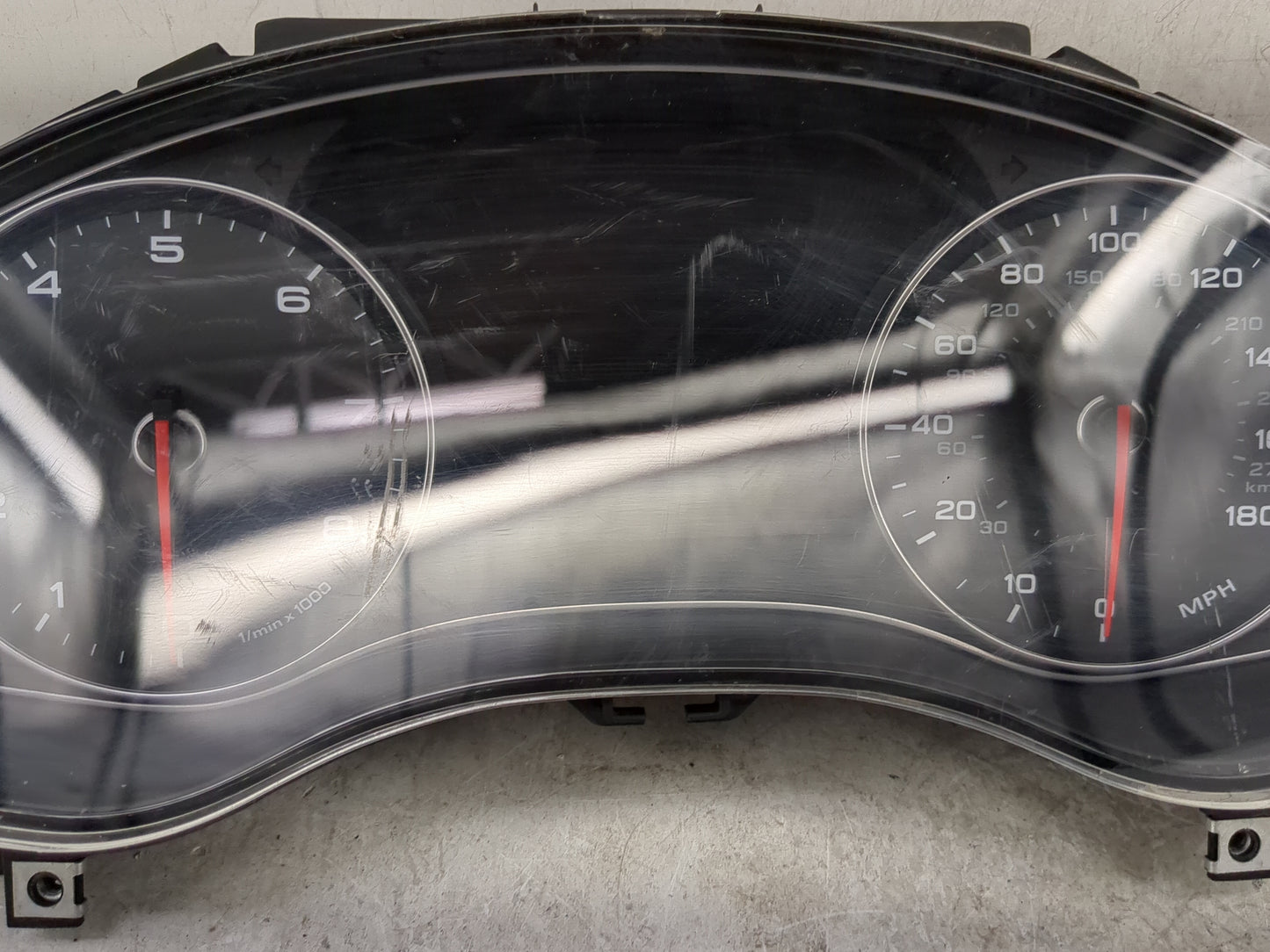 2014-2015 Audi A6 Instrument Cluster Speedometer Gauges P/N:4G8920984K 0263672217 Miles:74K Fits Fits 2014 2015 OEM Used Aut