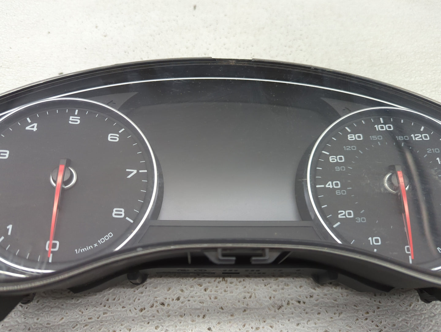 2014-2015 Audi A6 Instrument Cluster Speedometer Gauges P/N:4G8920984K 0263672217 Fits Fits 2014 2015 OEM Used Auto Parts - 