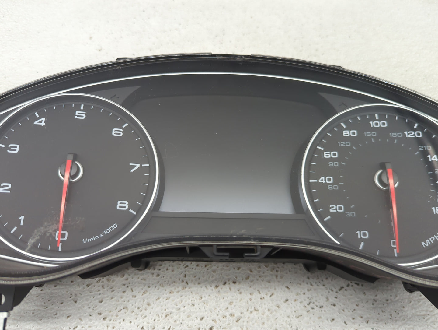 2014-2015 Audi A6 Instrument Cluster Speedometer Gauges P/N:4G8920984K 0263672217 Fits Fits 2014 2015 OEM Used Auto Parts - 
