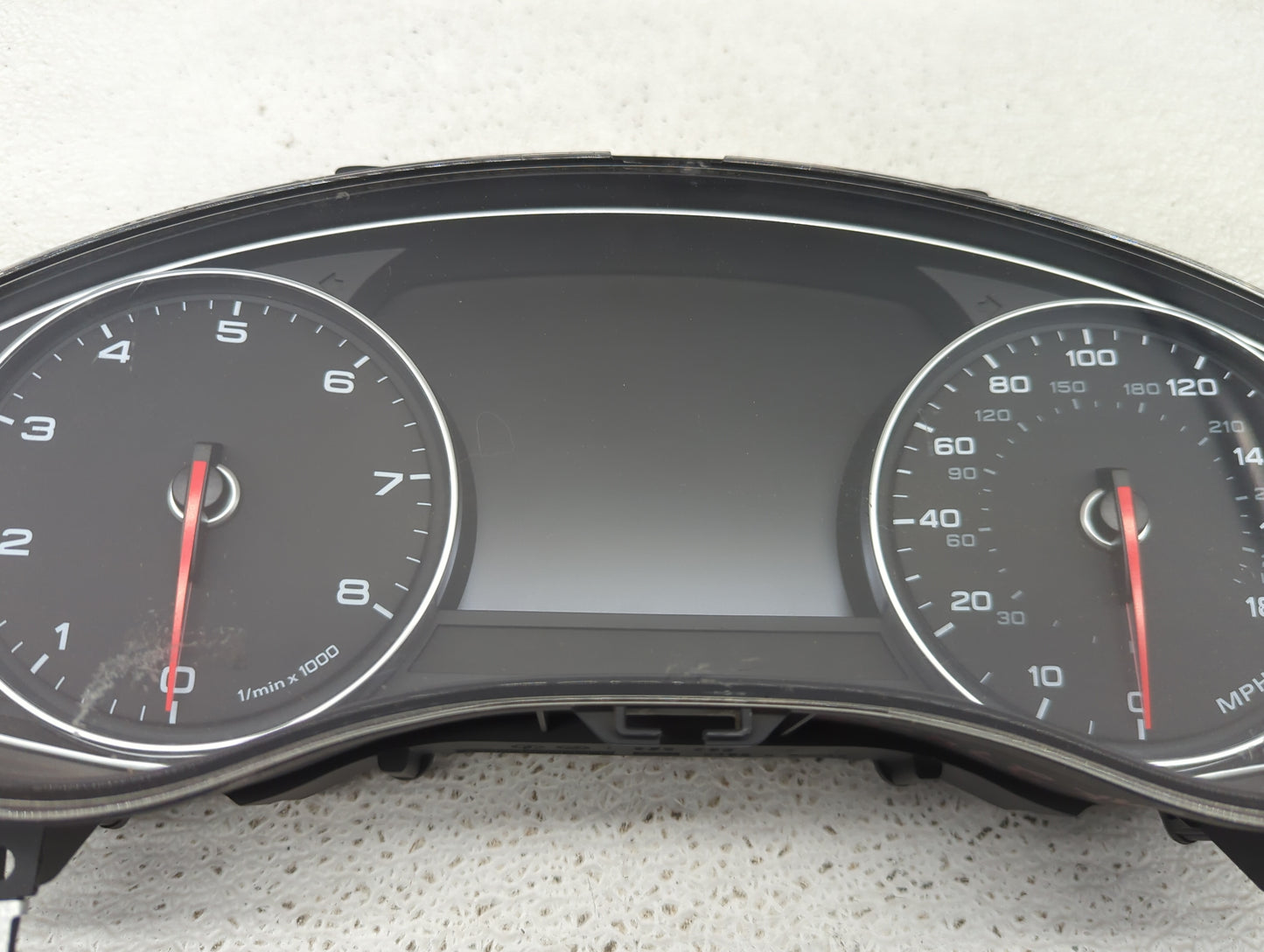 2014-2015 Audi A6 Instrument Cluster Speedometer Gauges P/N:4G8920984K 0263672217 Fits Fits 2014 2015 OEM Used Auto Parts - 