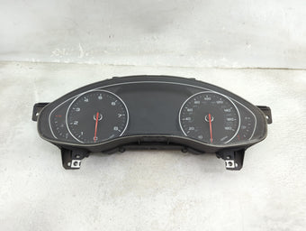 compare product 2014-2015 Audi A6 Instrument Cluster Speedometer Gauges P/N:4G8920984K 0263672217 Miles:55K Fits Fits 2014 2015 OEM Used Auto Parts