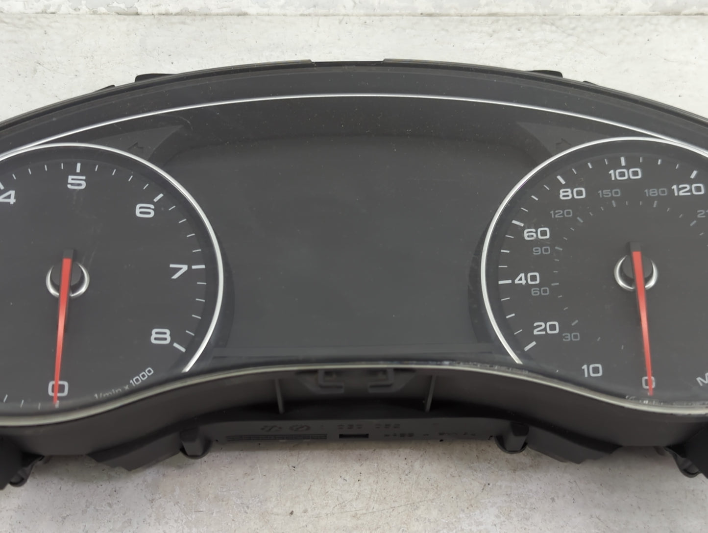 2014-2015 Audi A6 Instrument Cluster Speedometer Gauges P/N:4G8920984K 0263672217 Miles:55K Fits Fits 2014 2015 OEM Used Aut