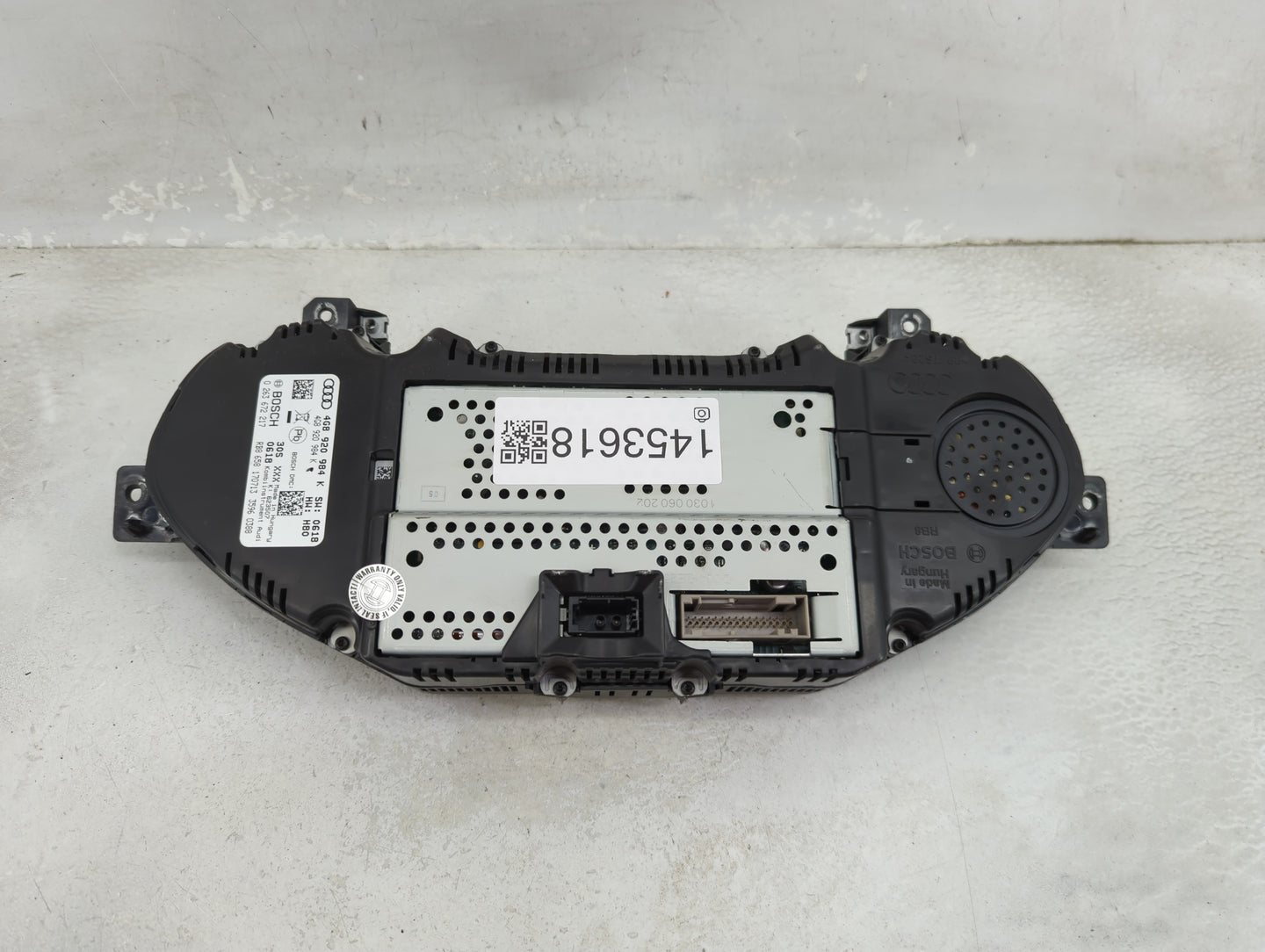 2014-2015 Audi A6 Instrument Cluster Speedometer Gauges P/N:4G8920984K 0263672217 Miles:55K Fits Fits 2014 2015 OEM Used Aut