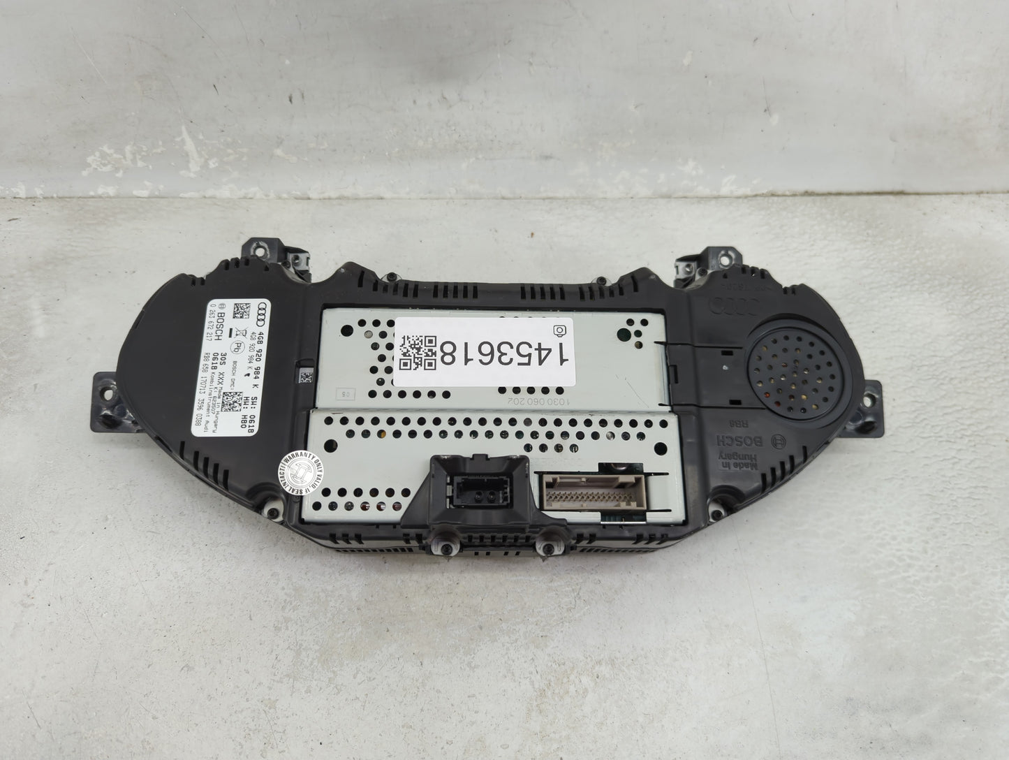 2014-2015 Audi A6 Instrument Cluster Speedometer Gauges P/N:4G8920984K 0263672217 Miles:55K Fits Fits 2014 2015 OEM Used Aut