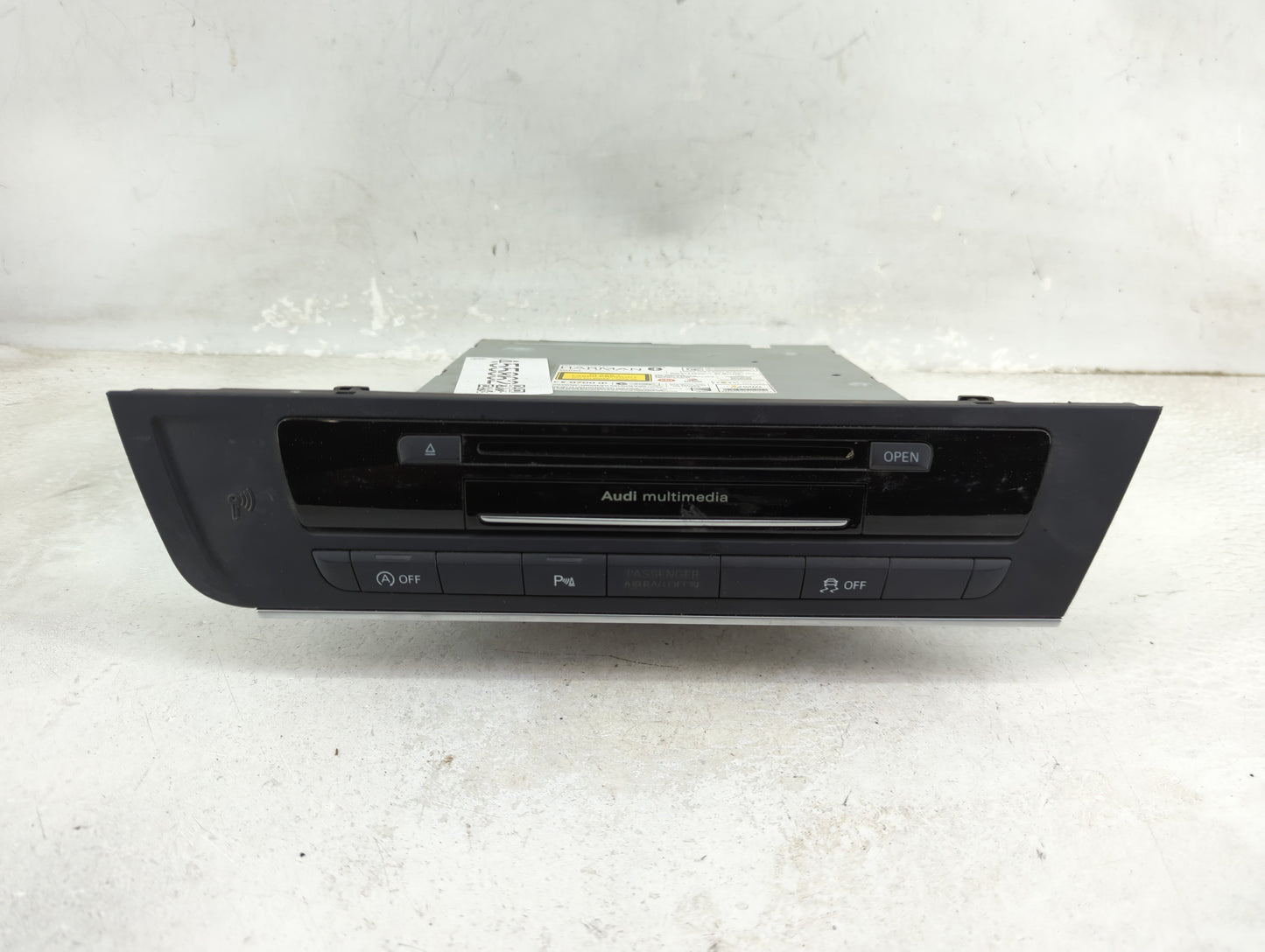 2012-2015 Audi A6 Radio AM FM Cd Player Receiver Replacement Fits Fits 2012 2013 2014 2015 OEM Used Auto Parts - Oemusedauto