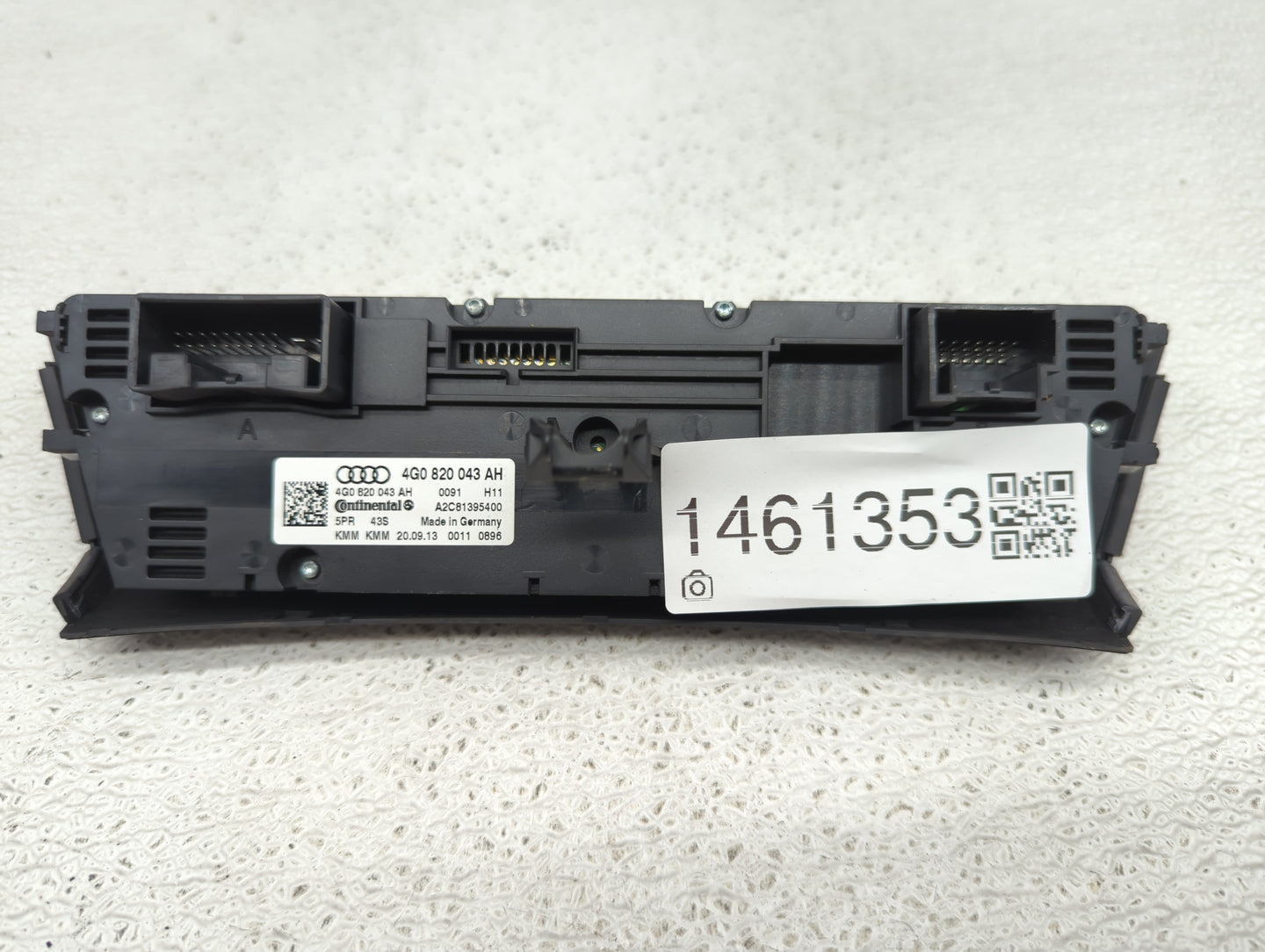 2014-2017 Audi A6 Climate Control Module Temperature AC/Heater Replacement P/N:4G0 820 043 AH Fits OEM Used Auto Parts - Oem