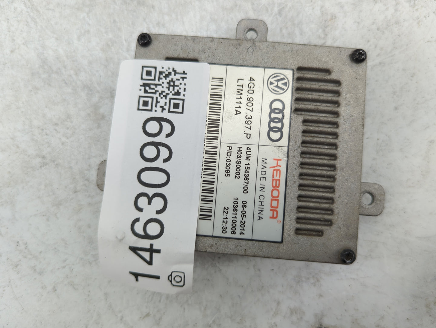 2014 Audi A6 Headlight Ballast Head Light 1463099 - Oemusedautoparts1.com